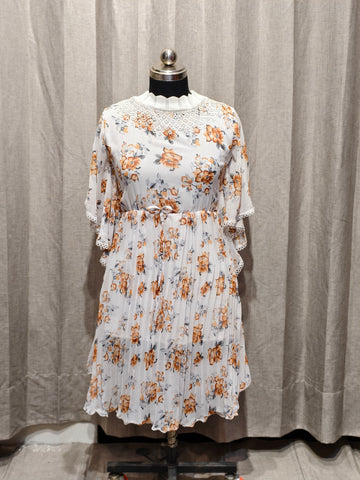 Tangerine Bloom Dress