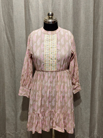 Tan Kairi Cotton Tunic