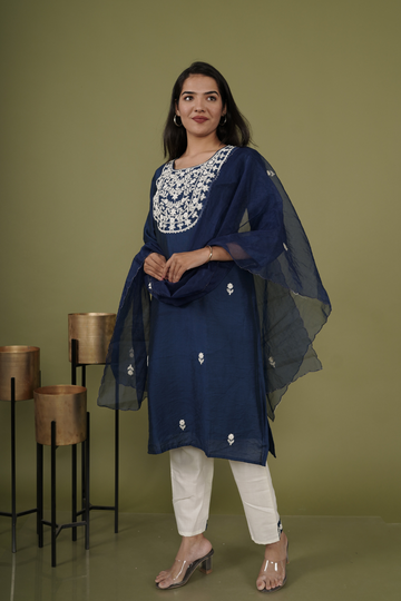 Dark Blue Suit Set