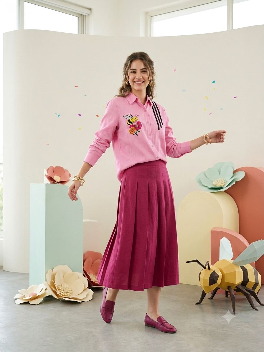 The Buzz & Bloom Handwork Shirt