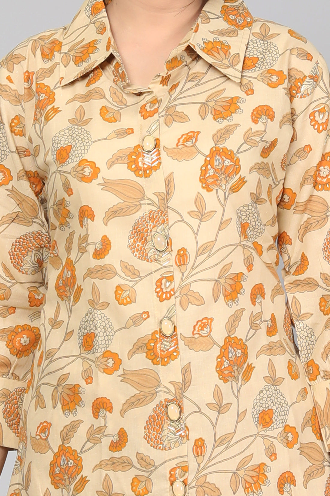 Tangerine Bloom Cotton Dream Coord Set