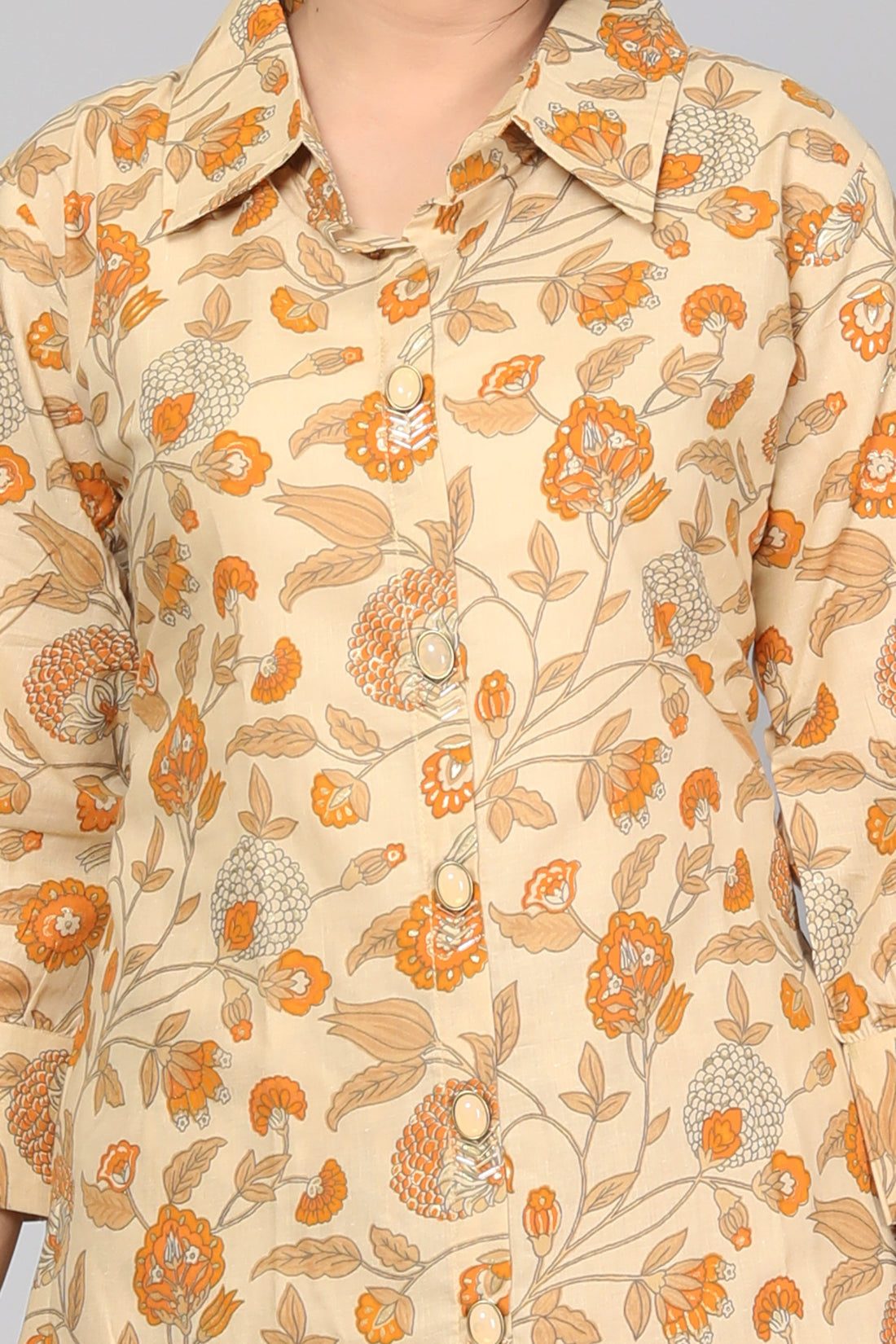 Tangerine Bloom Cotton Dream Coord Set ( BOGO )