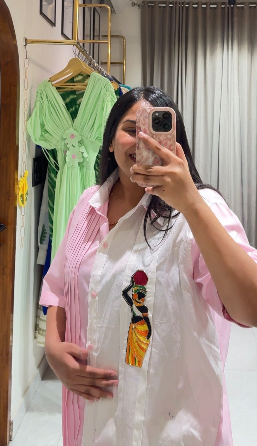 The Colour Play Pleat Shirt