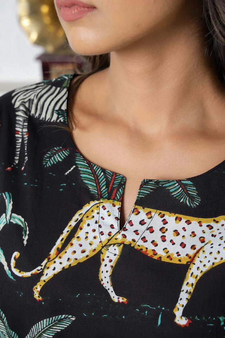 Fusion Jungle Print Cotton Coord Set (BOGO)