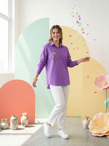 The Enchanted Garden Handwork Shirt