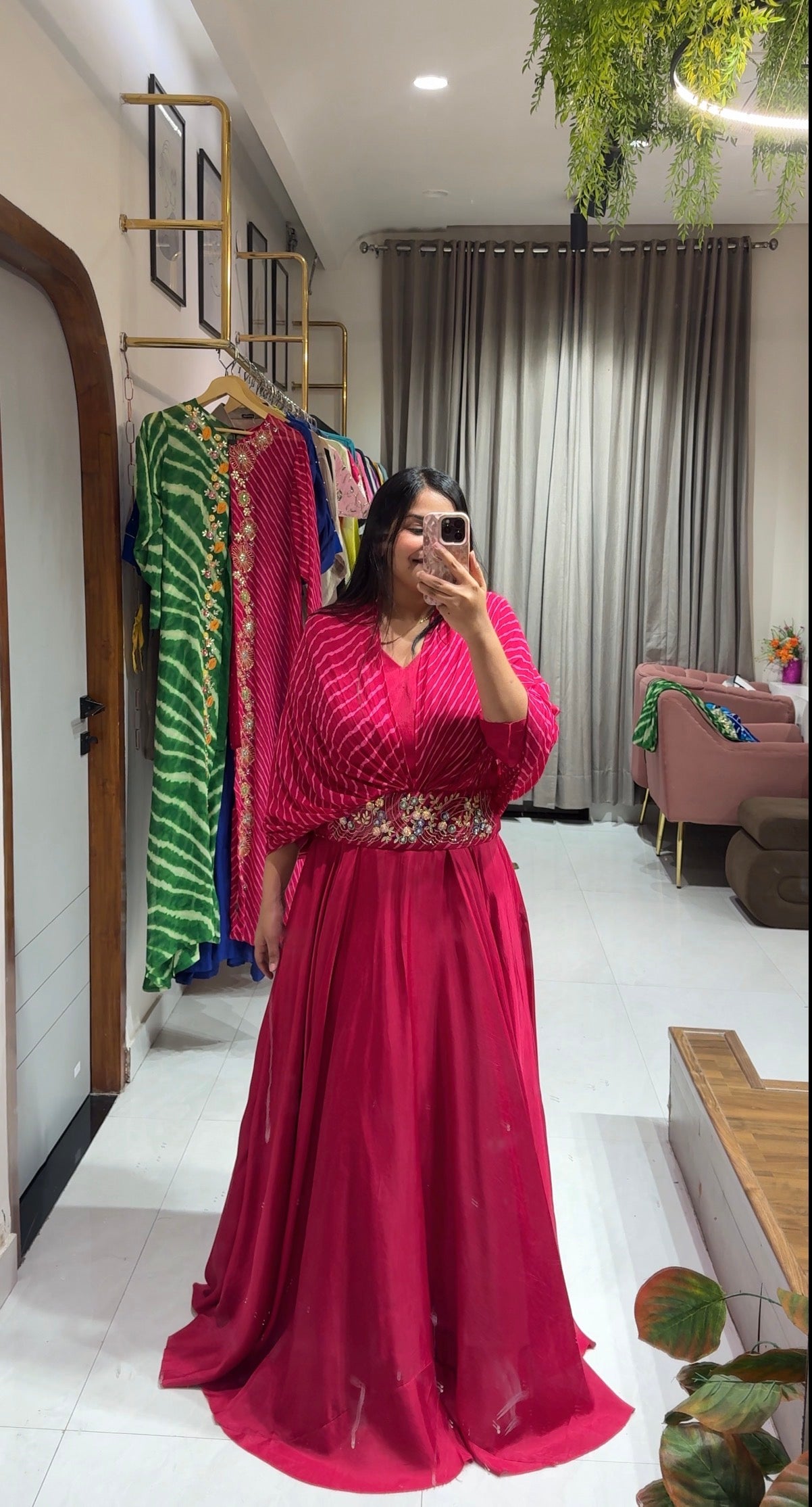 Gulabi Cape Gown