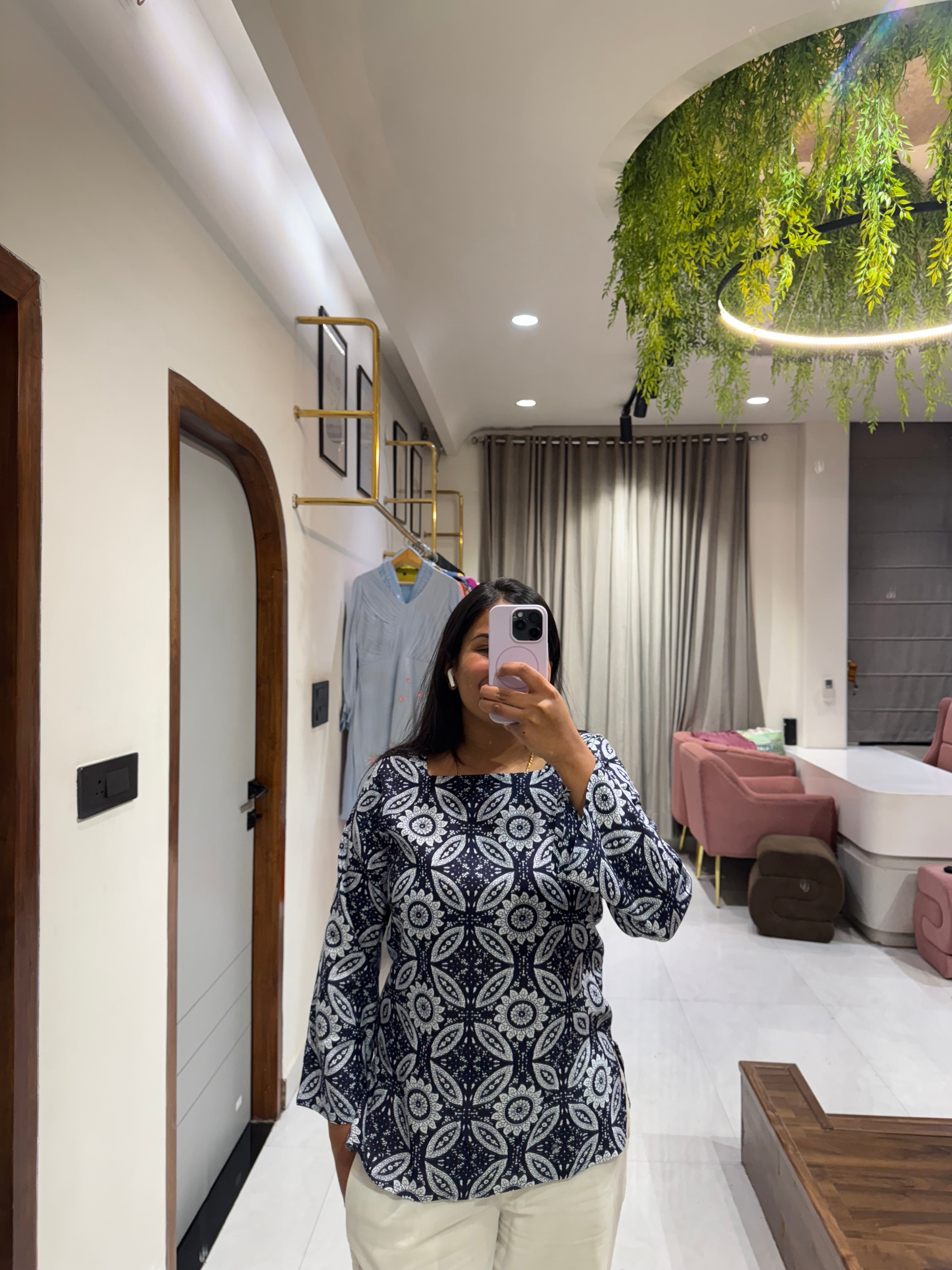 Navy Aether Kurti