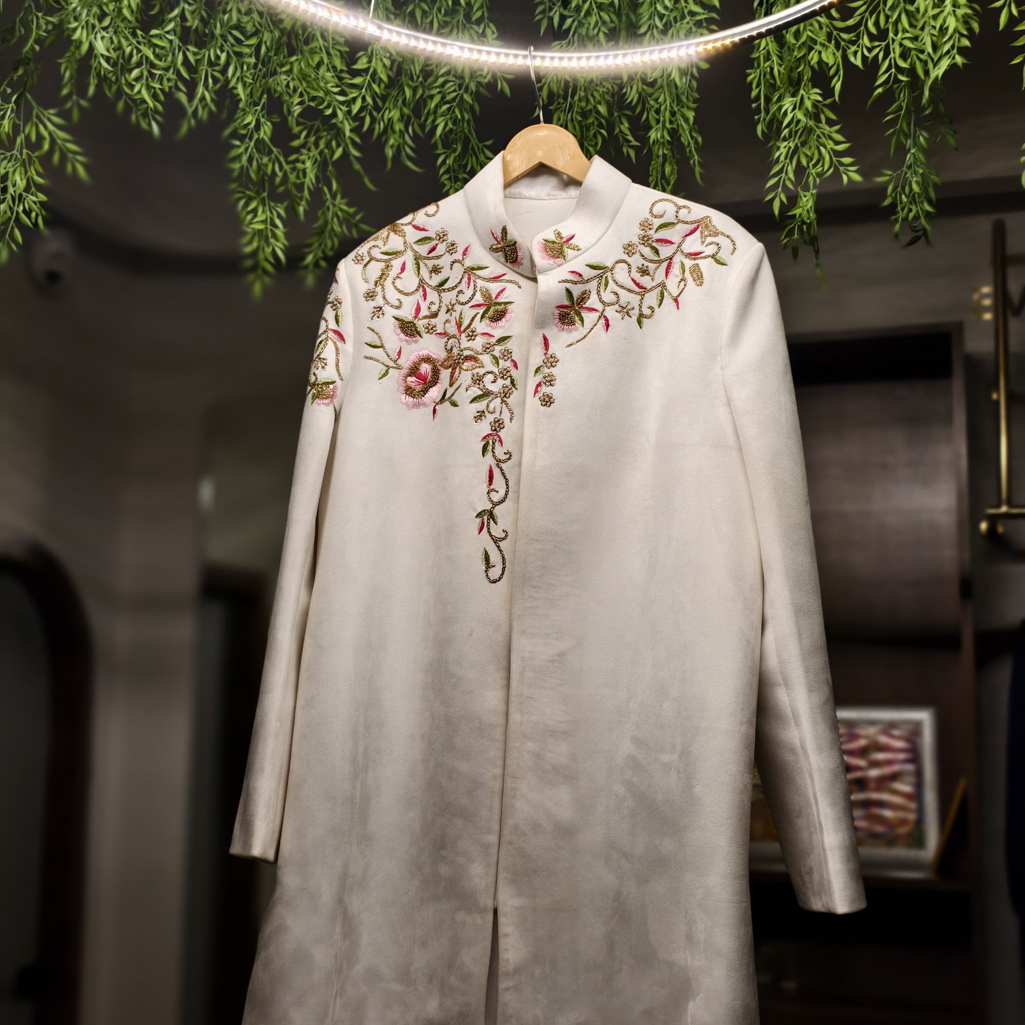 Ivory Maharaja Achkan