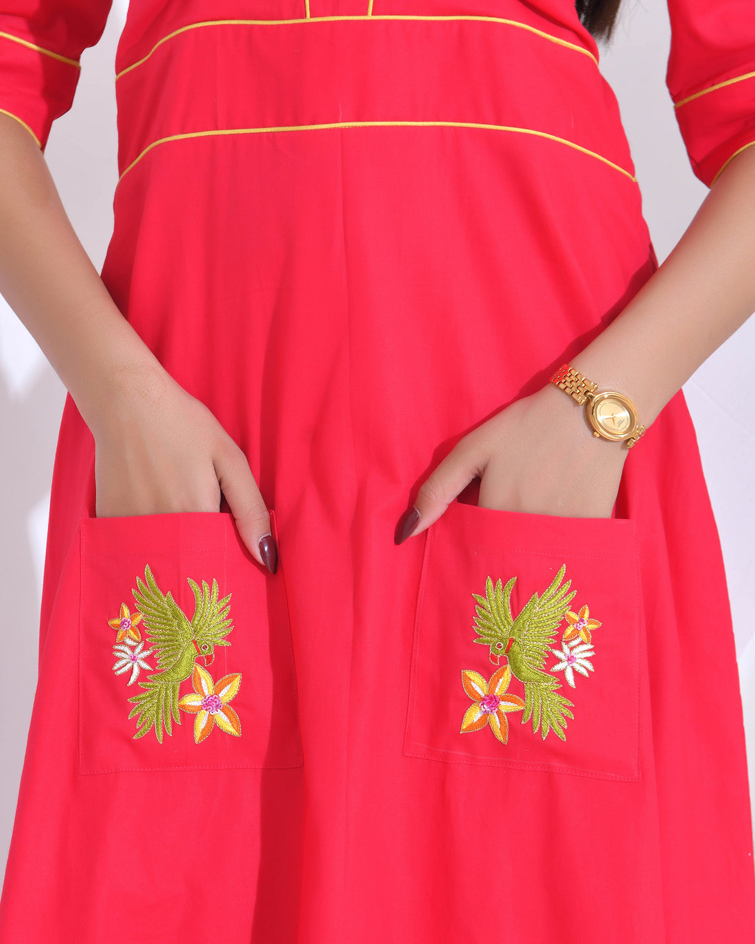 Fuchsia Flutter dress