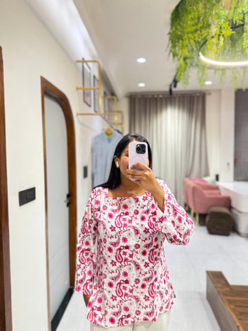Rosé Ivory Kurti