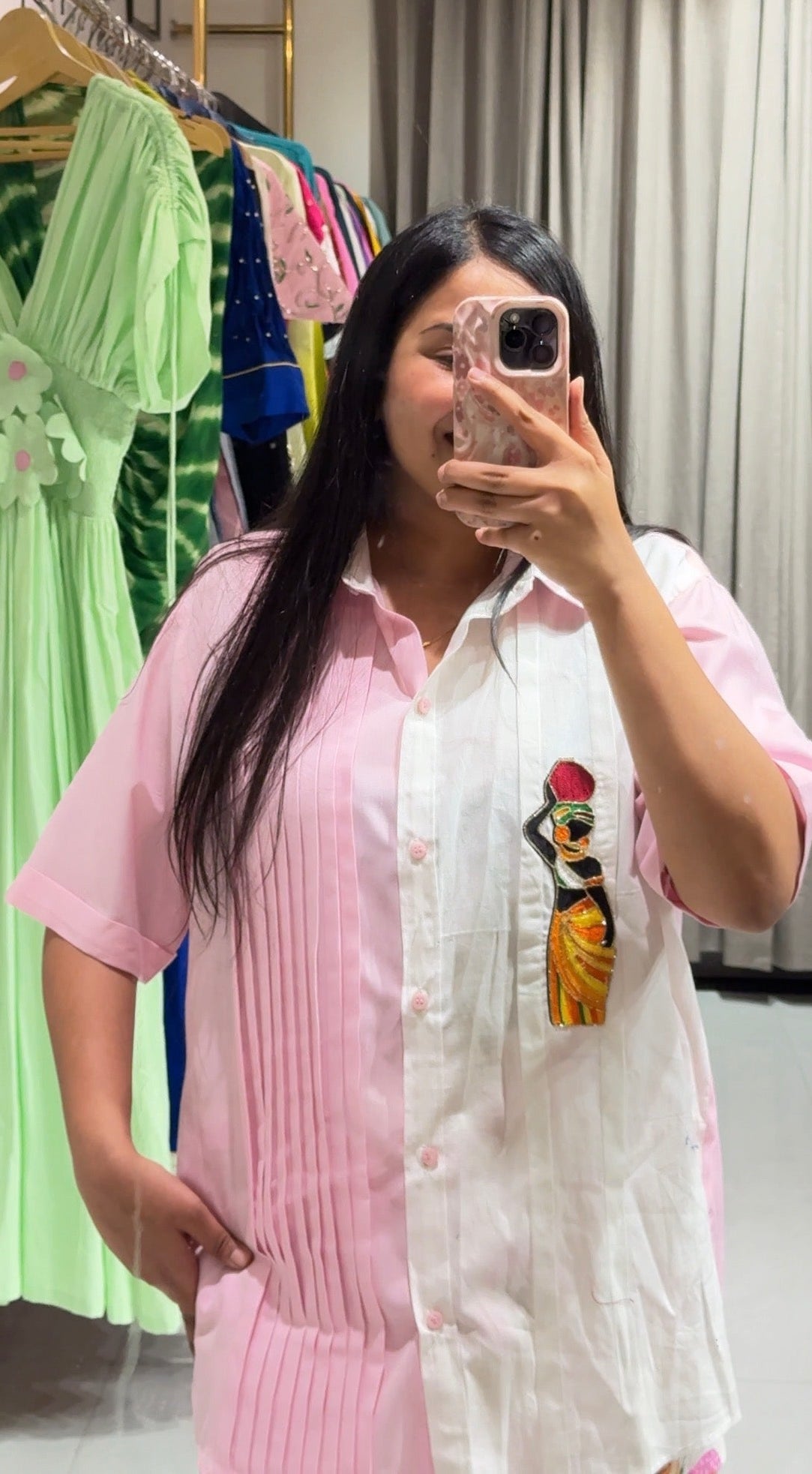 The Colour Play Pleat Shirt