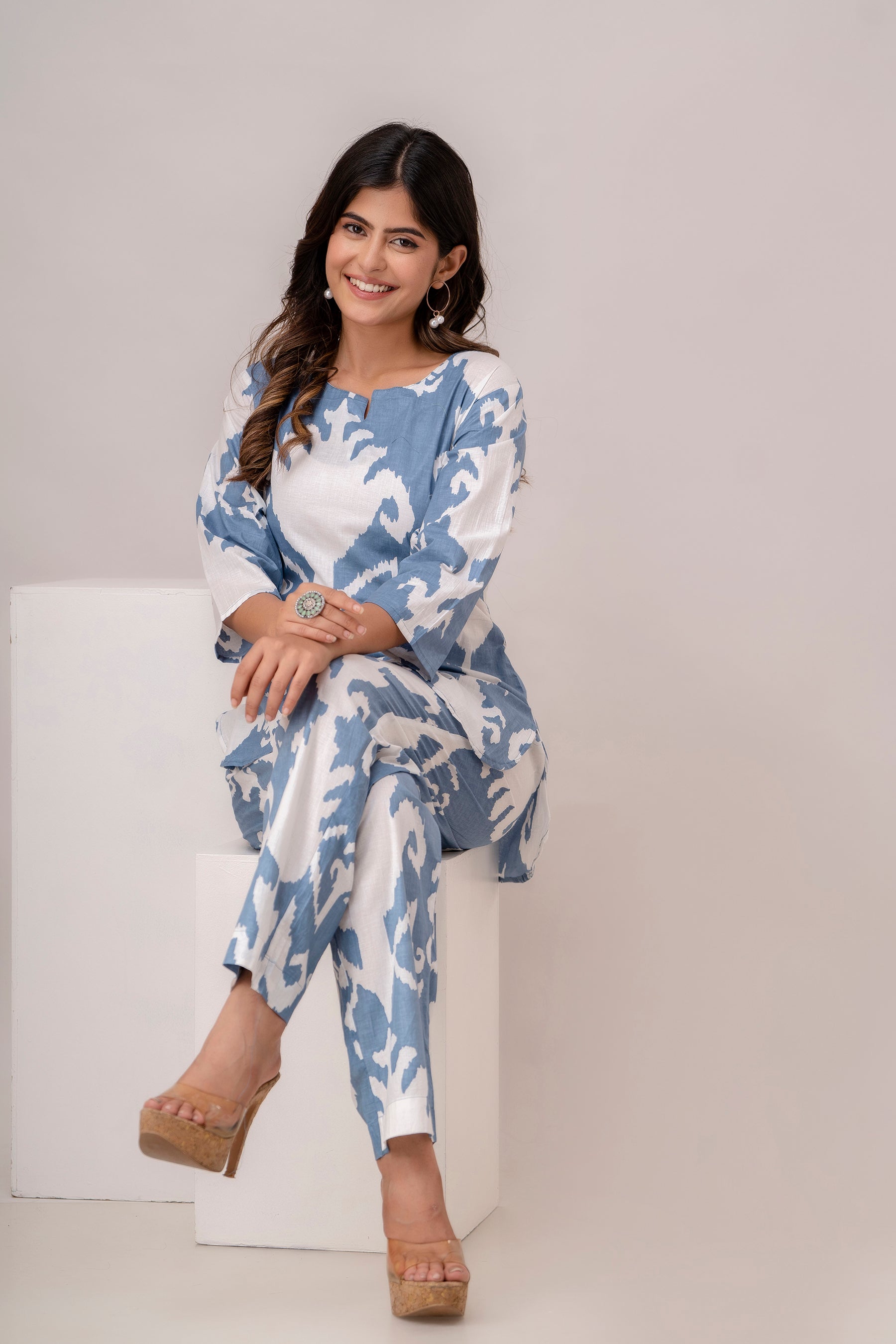 Fusion Charcoal Grey Cotton Coord Set (BOGO)