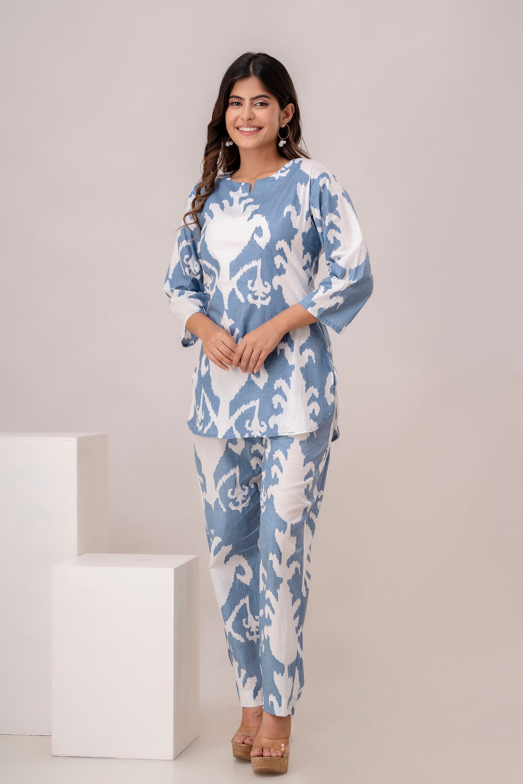 Fusion Charcoal Grey Cotton Coord Set (BOGO)