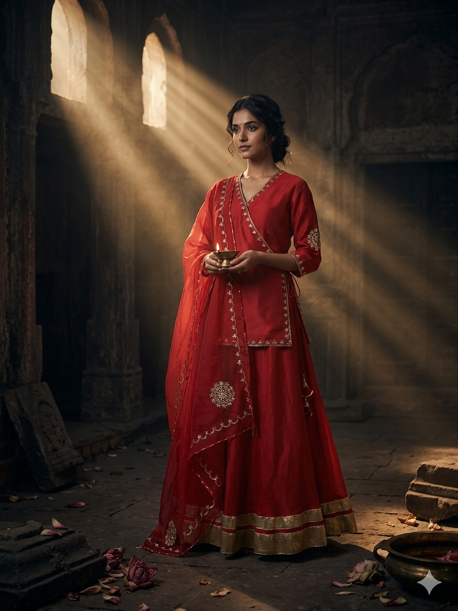 Angarkha Lehenga Set