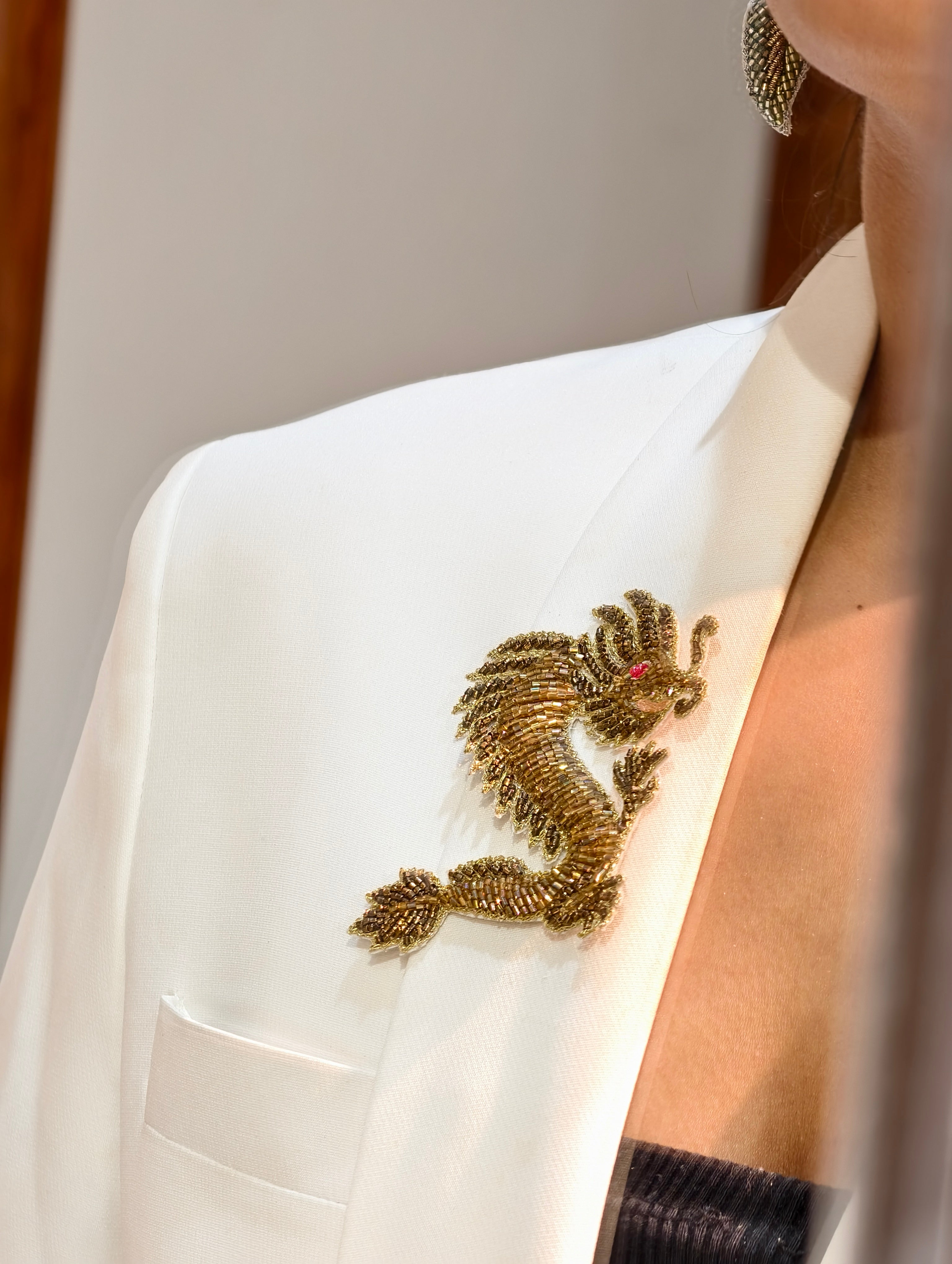 Wild Croc Brooch
