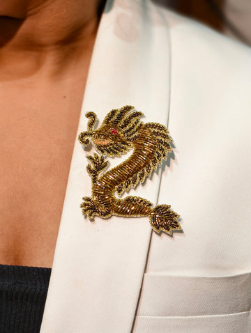 Wild Croc Brooch
