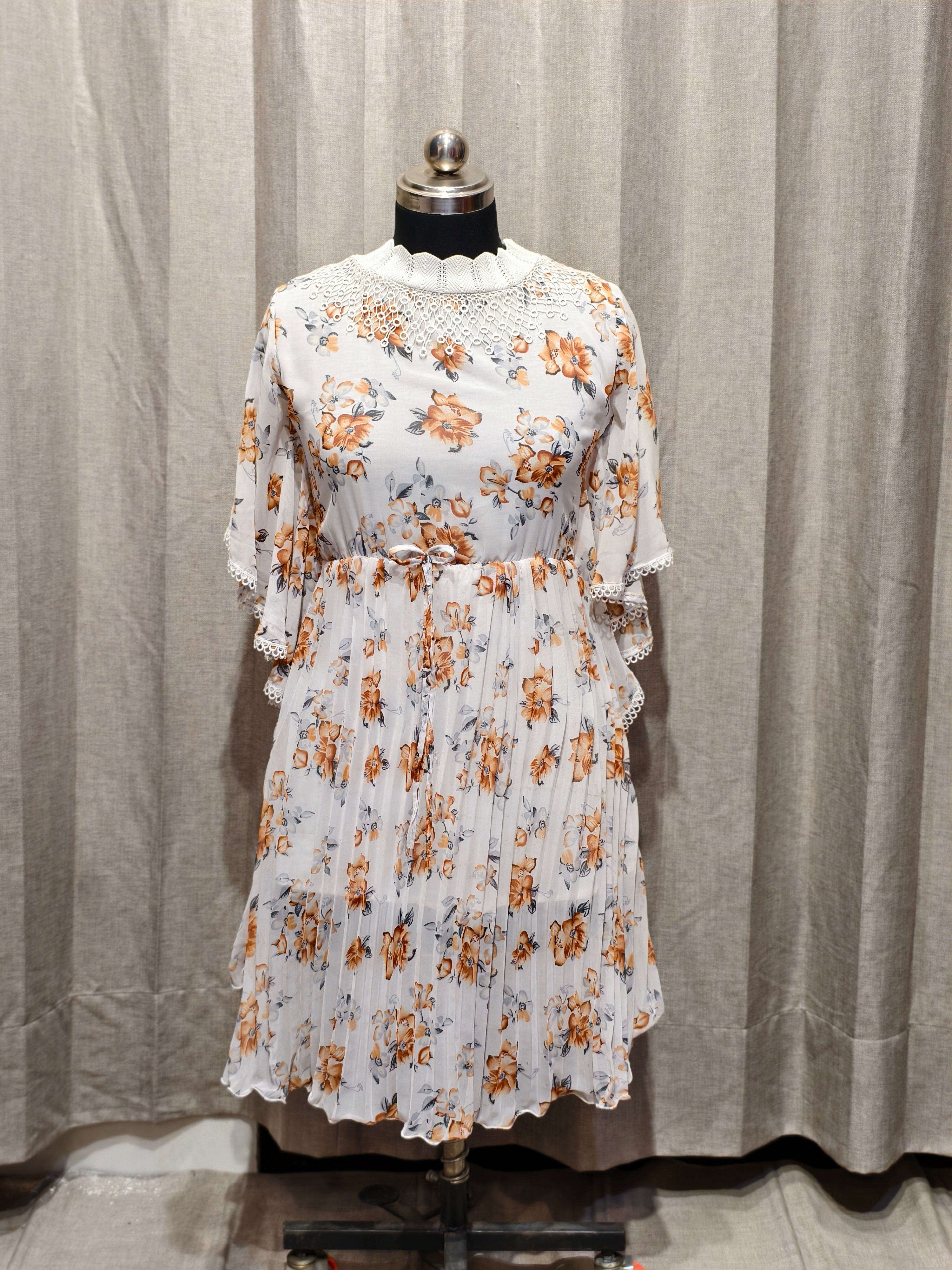 Tangerine Bloom Dress