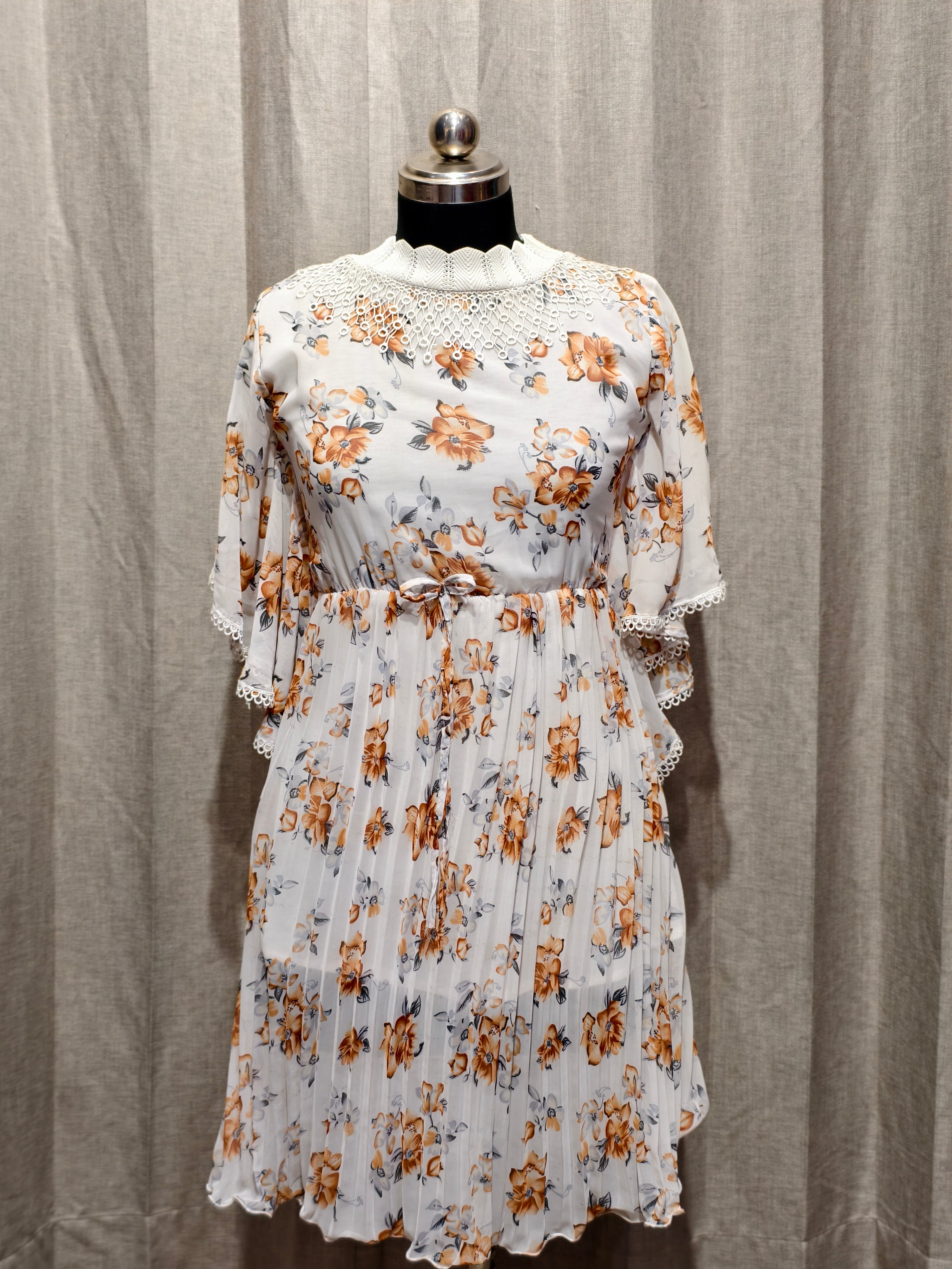Tangerine Bloom Dress