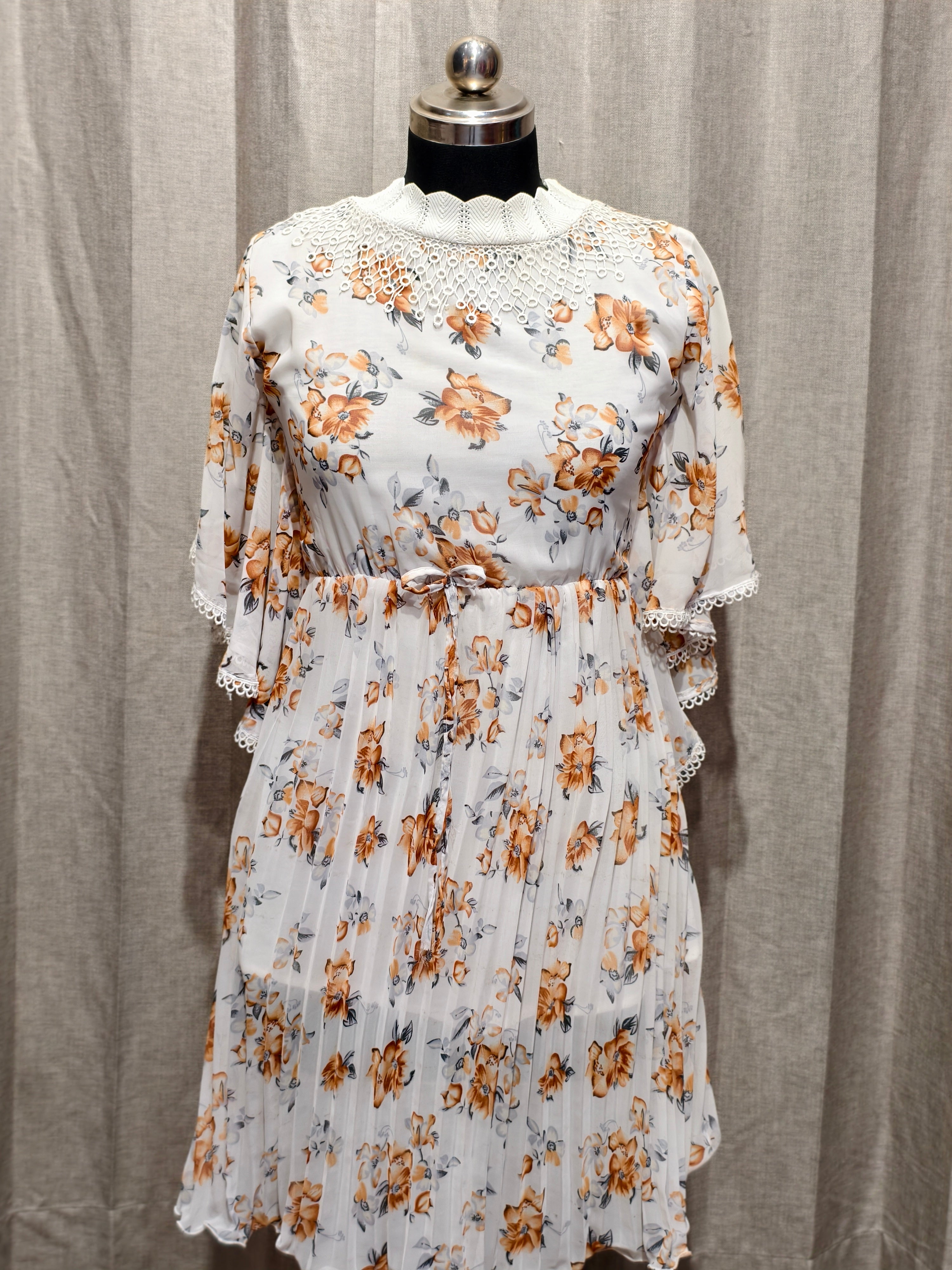 Tangerine Bloom Dress