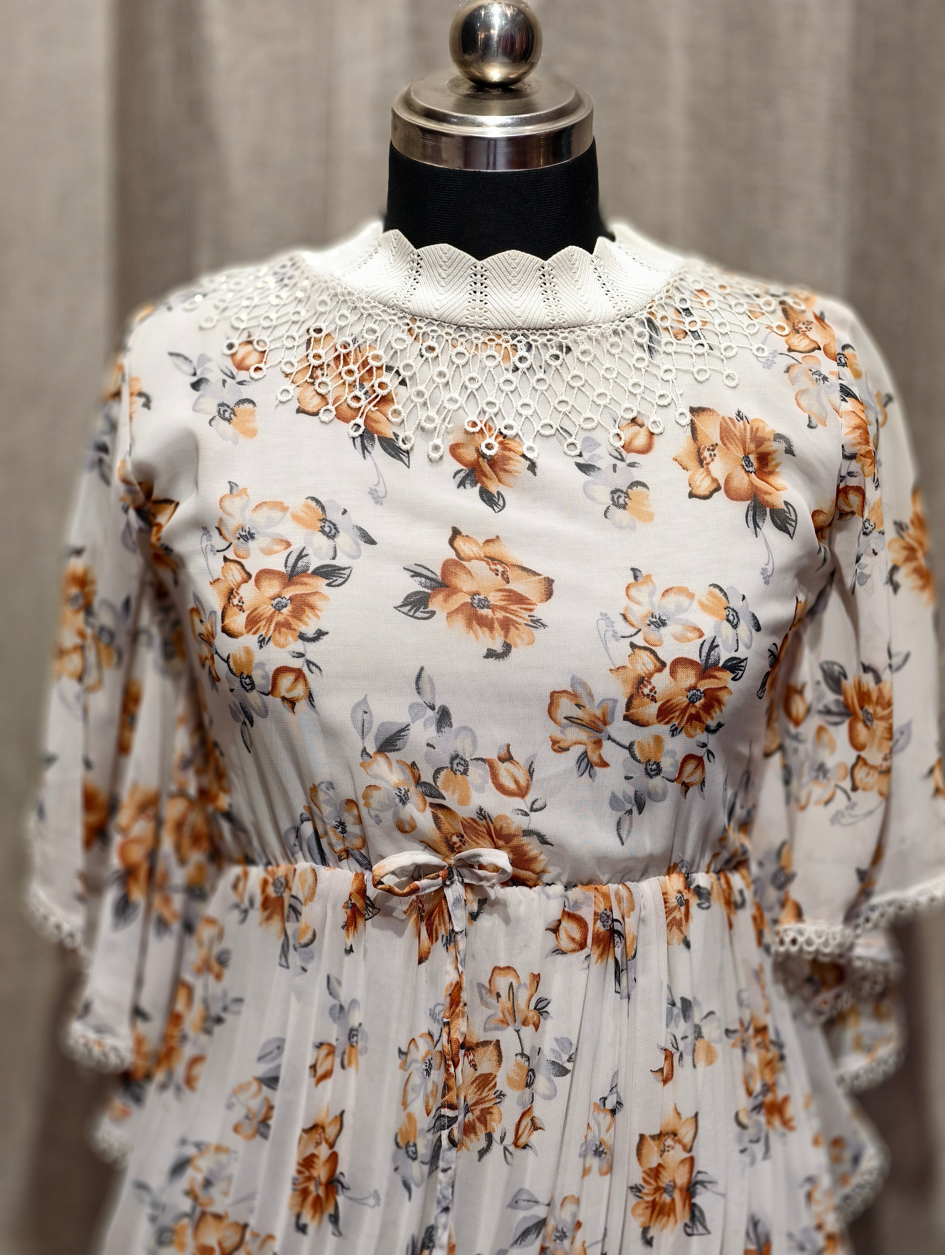 Tangerine Bloom Dress
