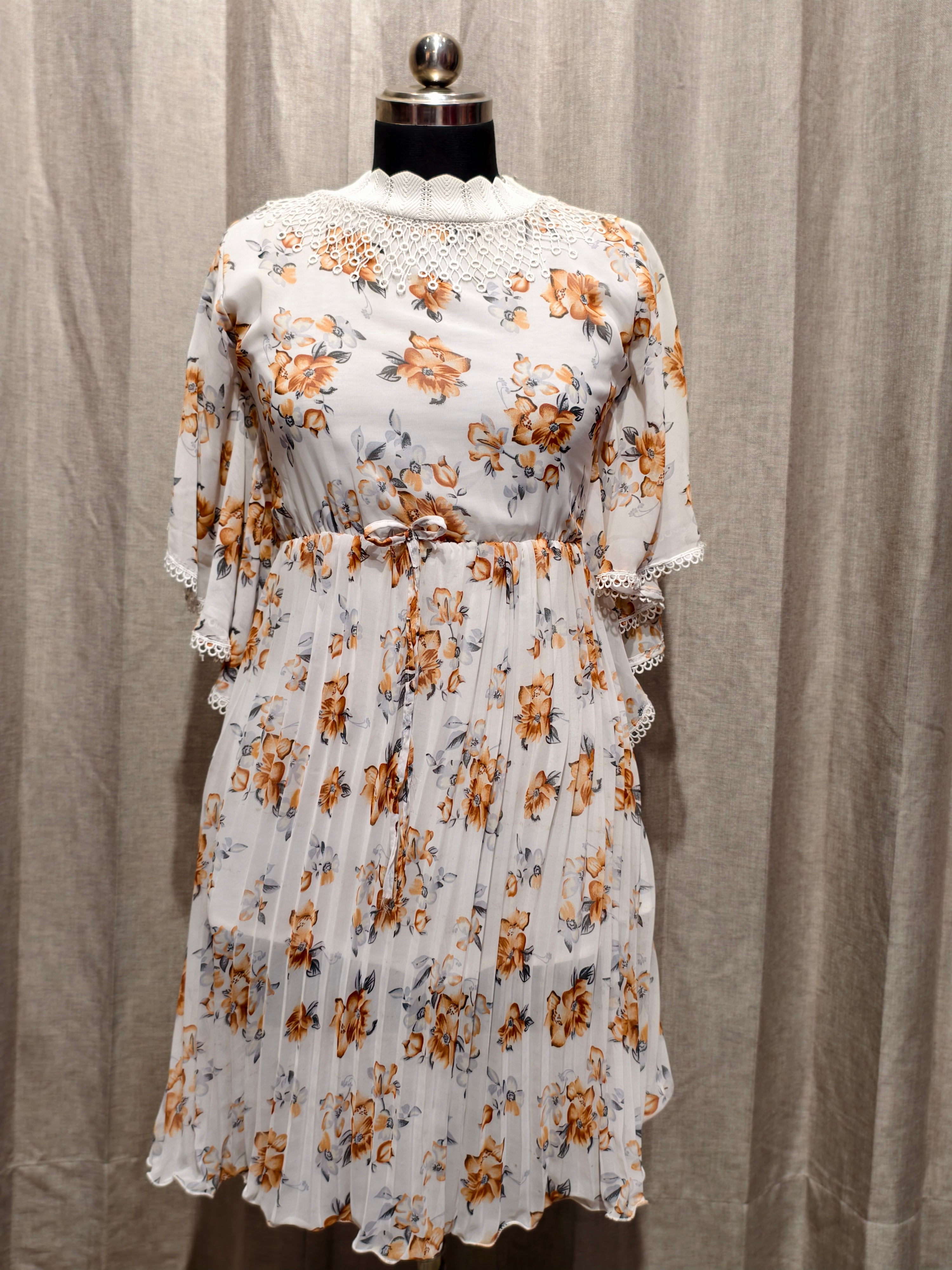 Tangerine Bloom Dress