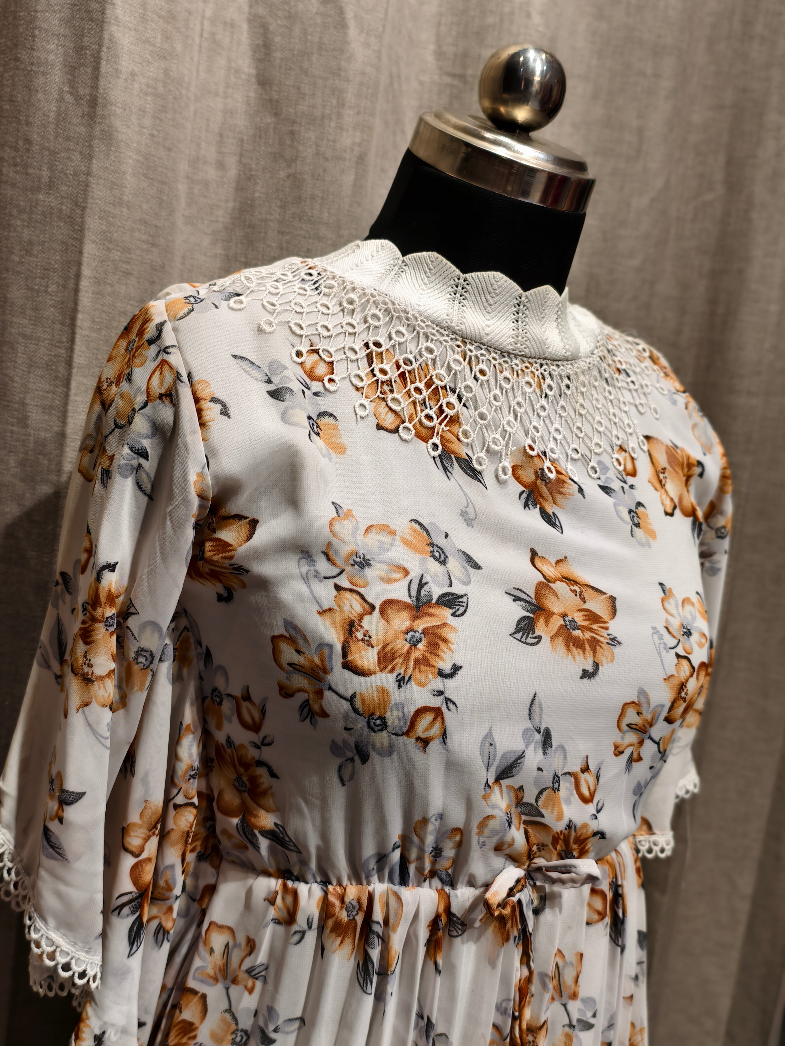 Tangerine Bloom Dress