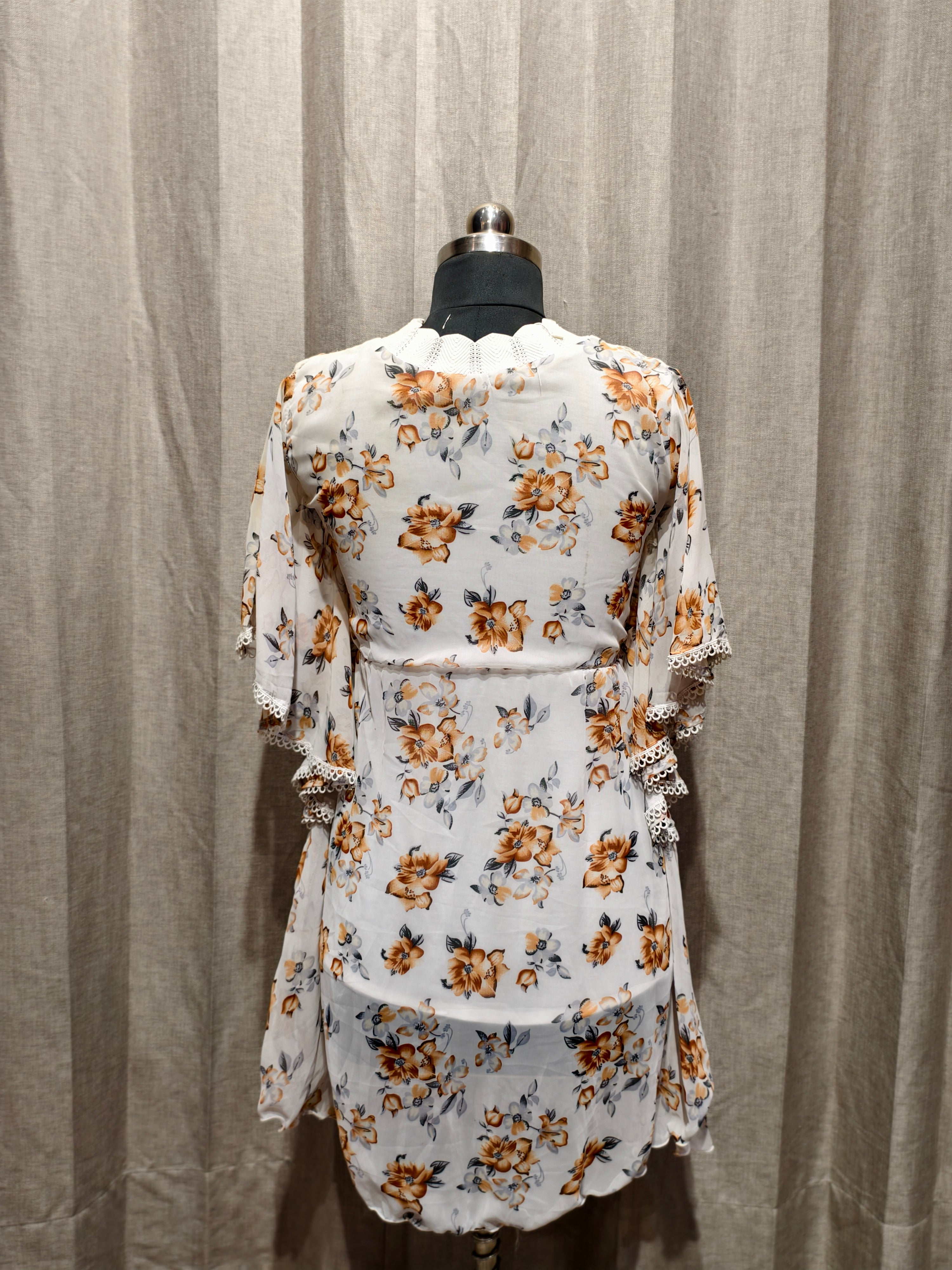 Tangerine Bloom Dress