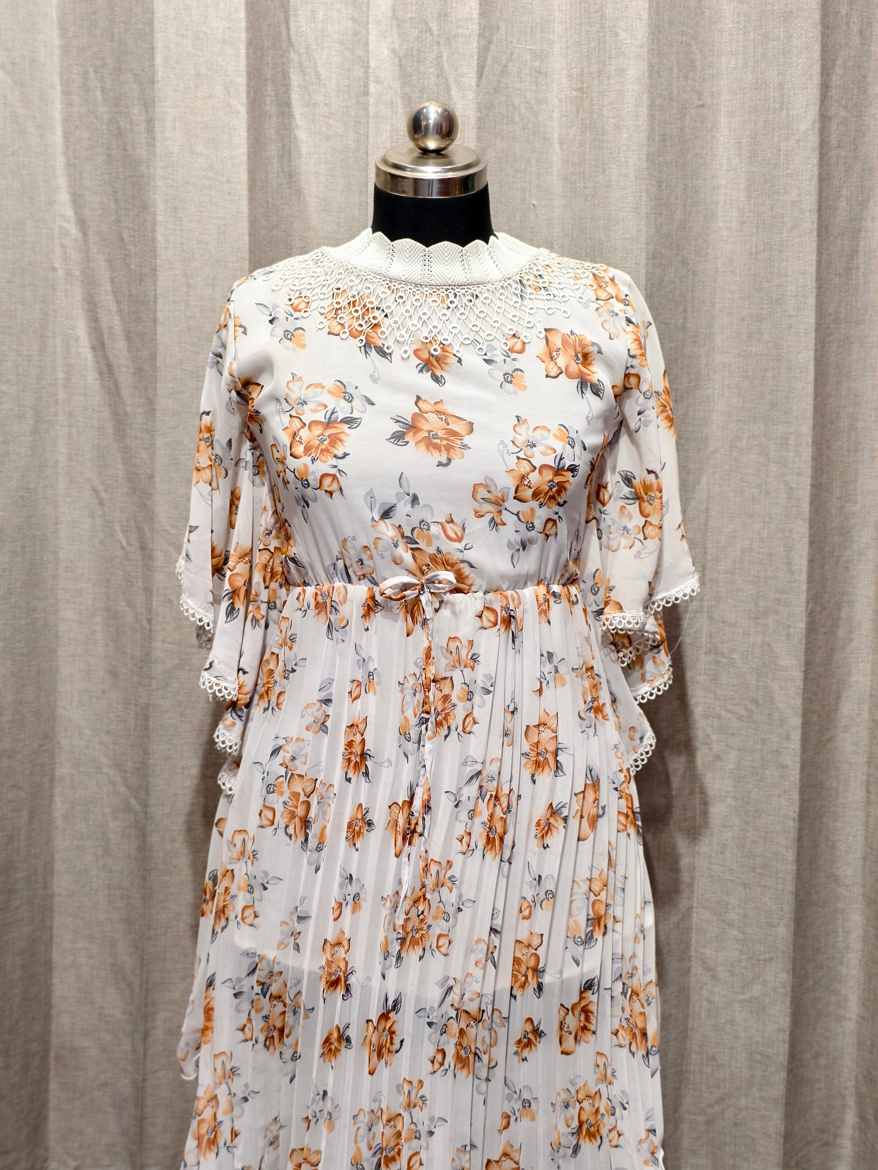 Tangerine Bloom Dress