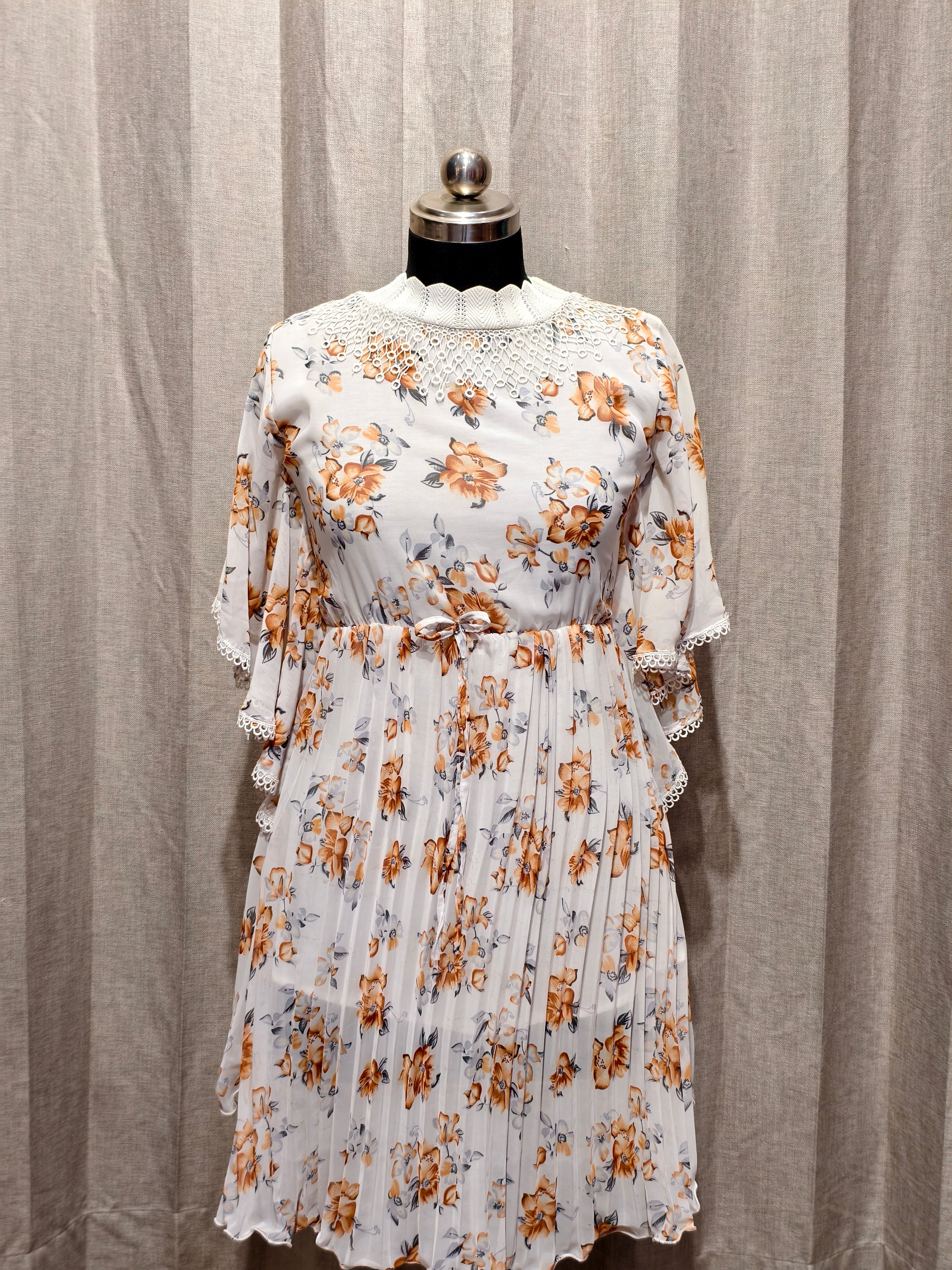 Tangerine Bloom Dress