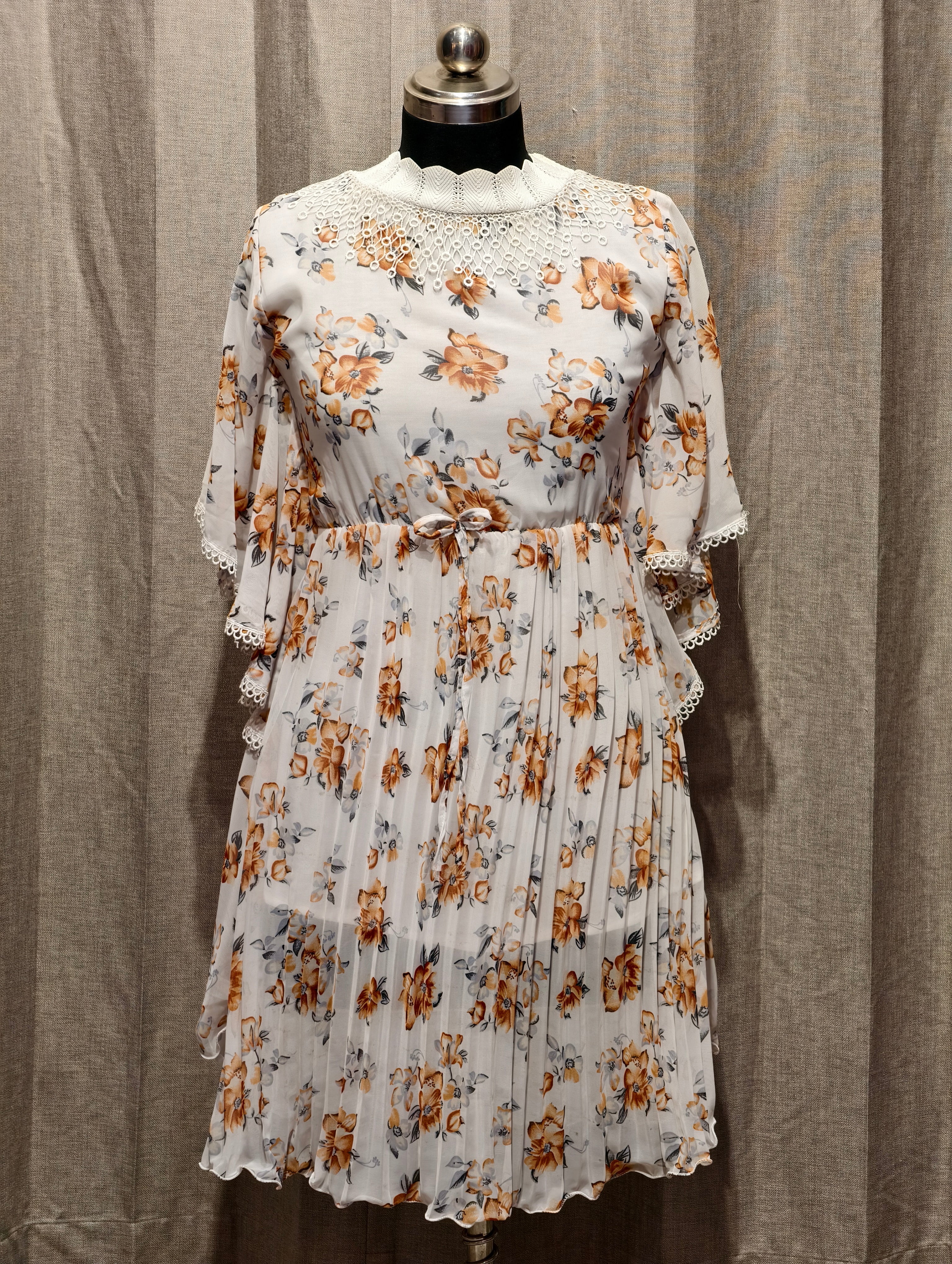 Tangerine Bloom Dress