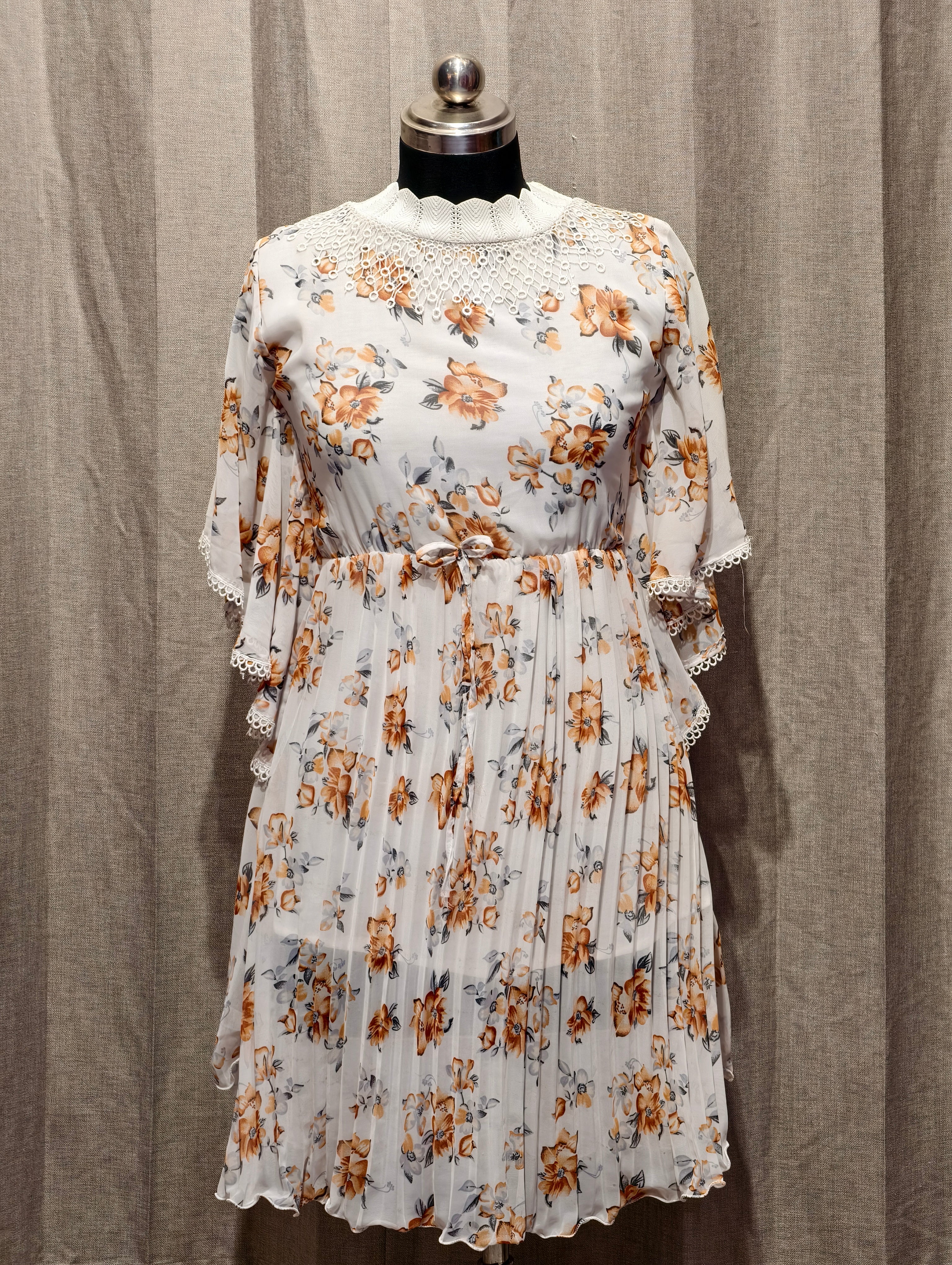 Tangerine Bloom Dress