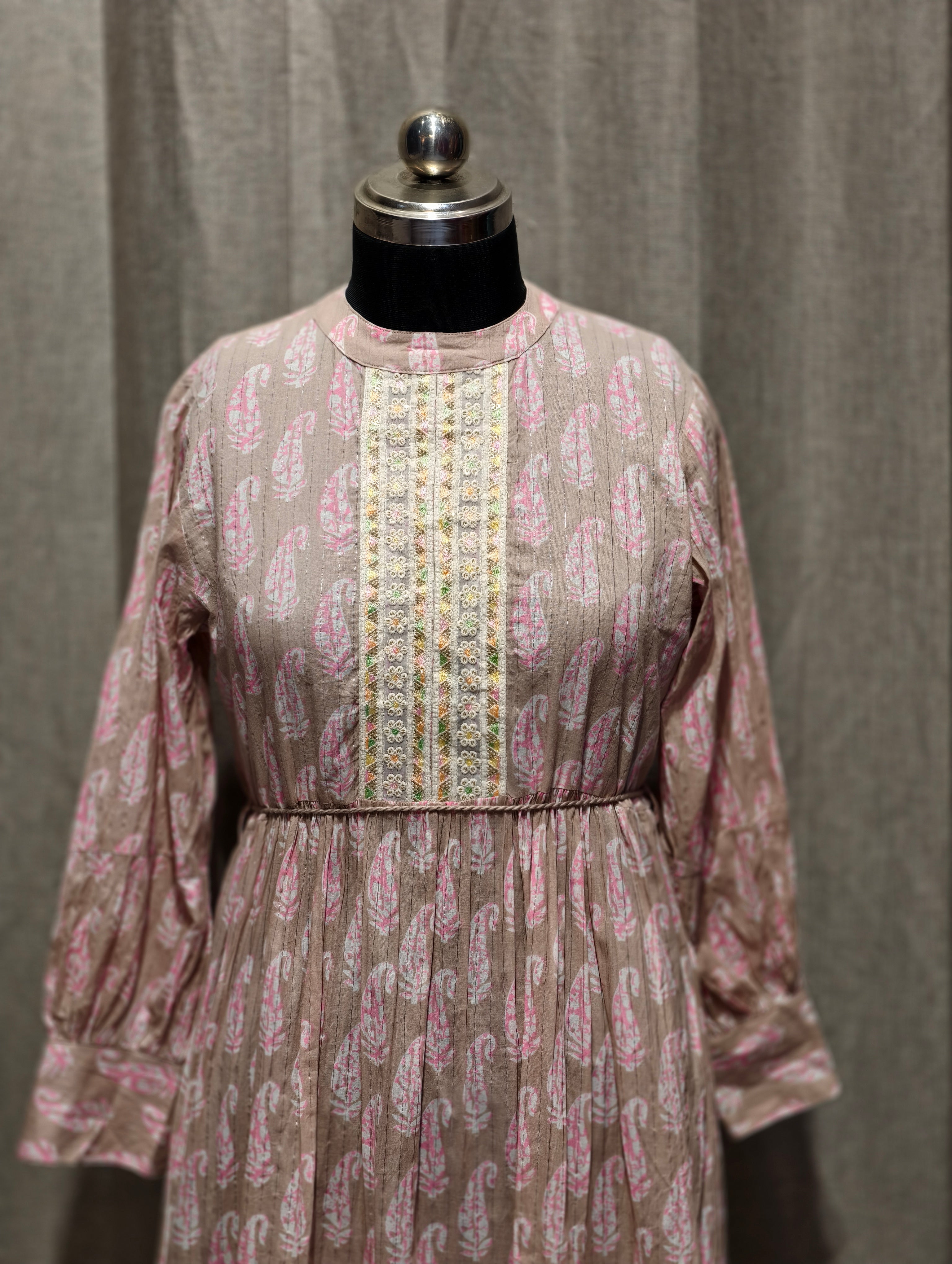 Tan Kairi Cotton Tunic