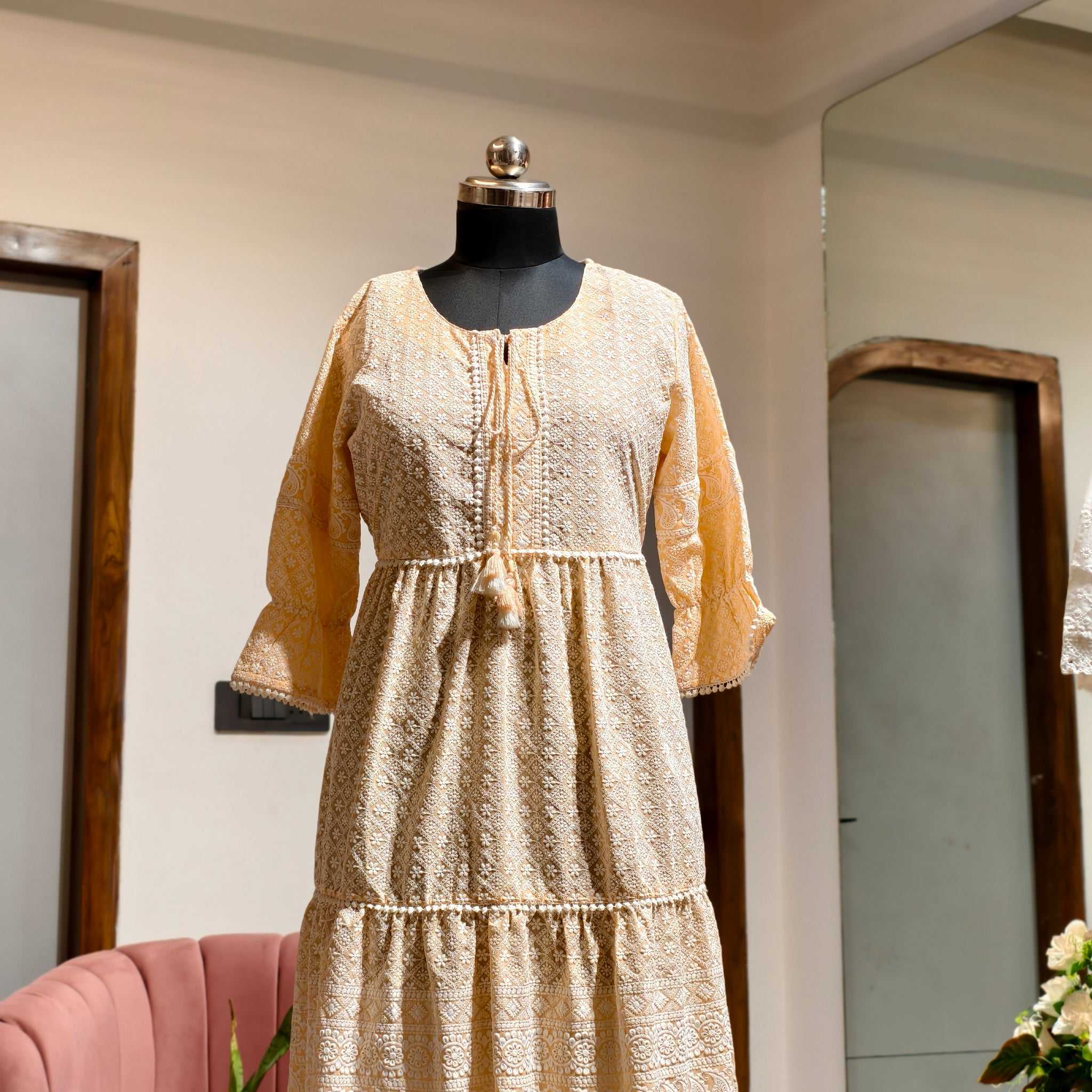 Chikankari Charm Dress