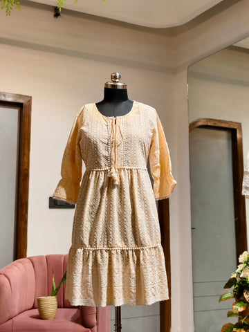 Chikankari Charm Dress