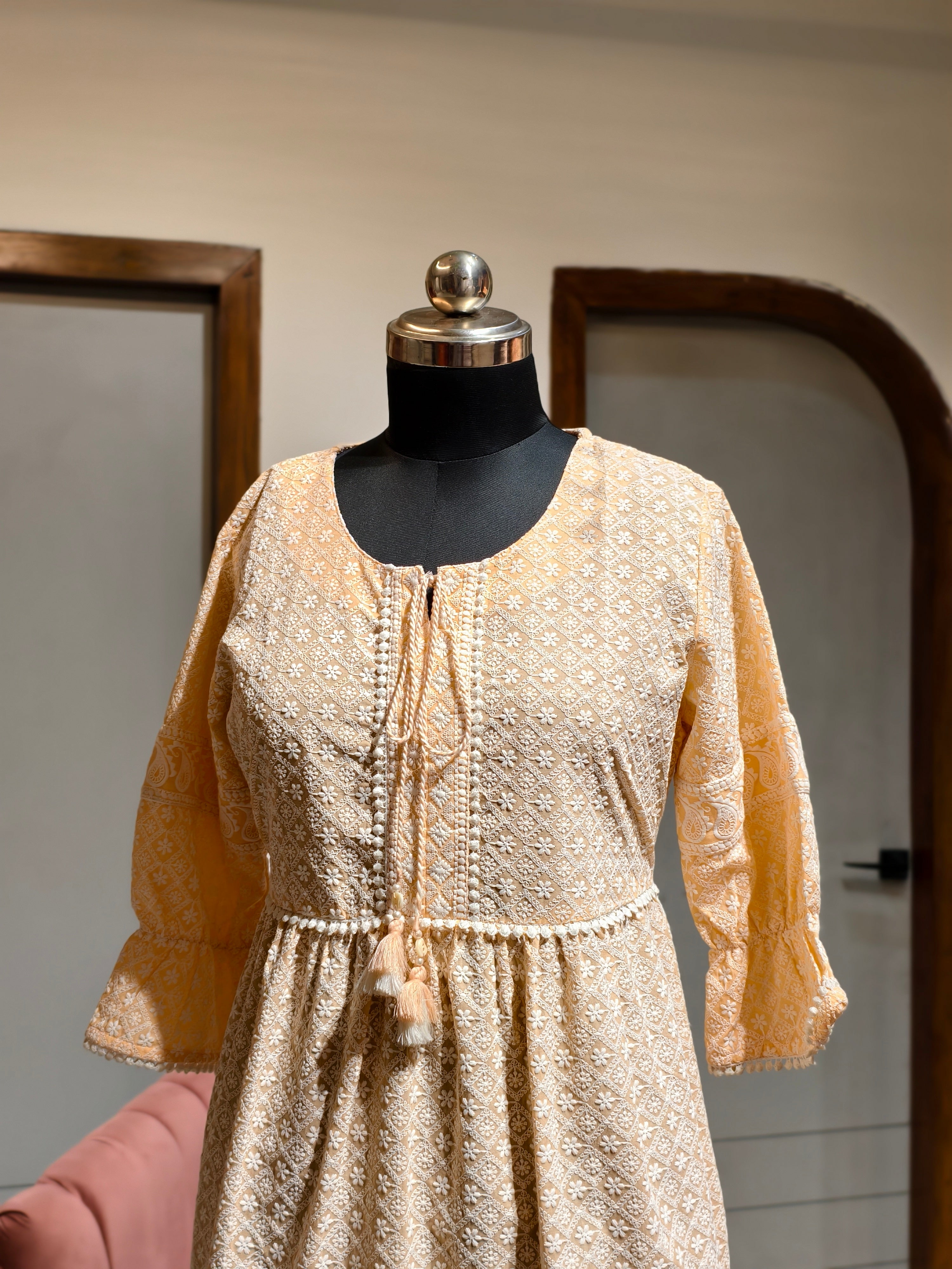 Chikankari Charm Dress
