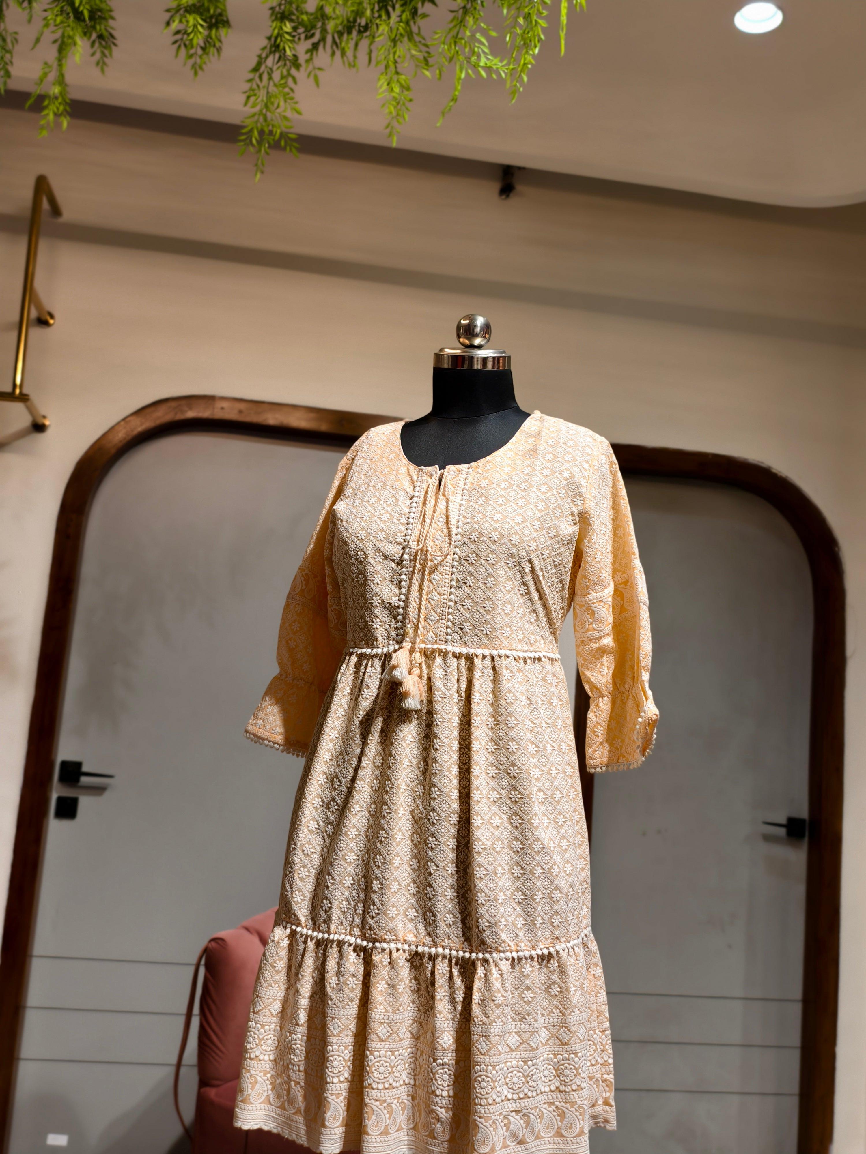 Chikankari Charm Dress