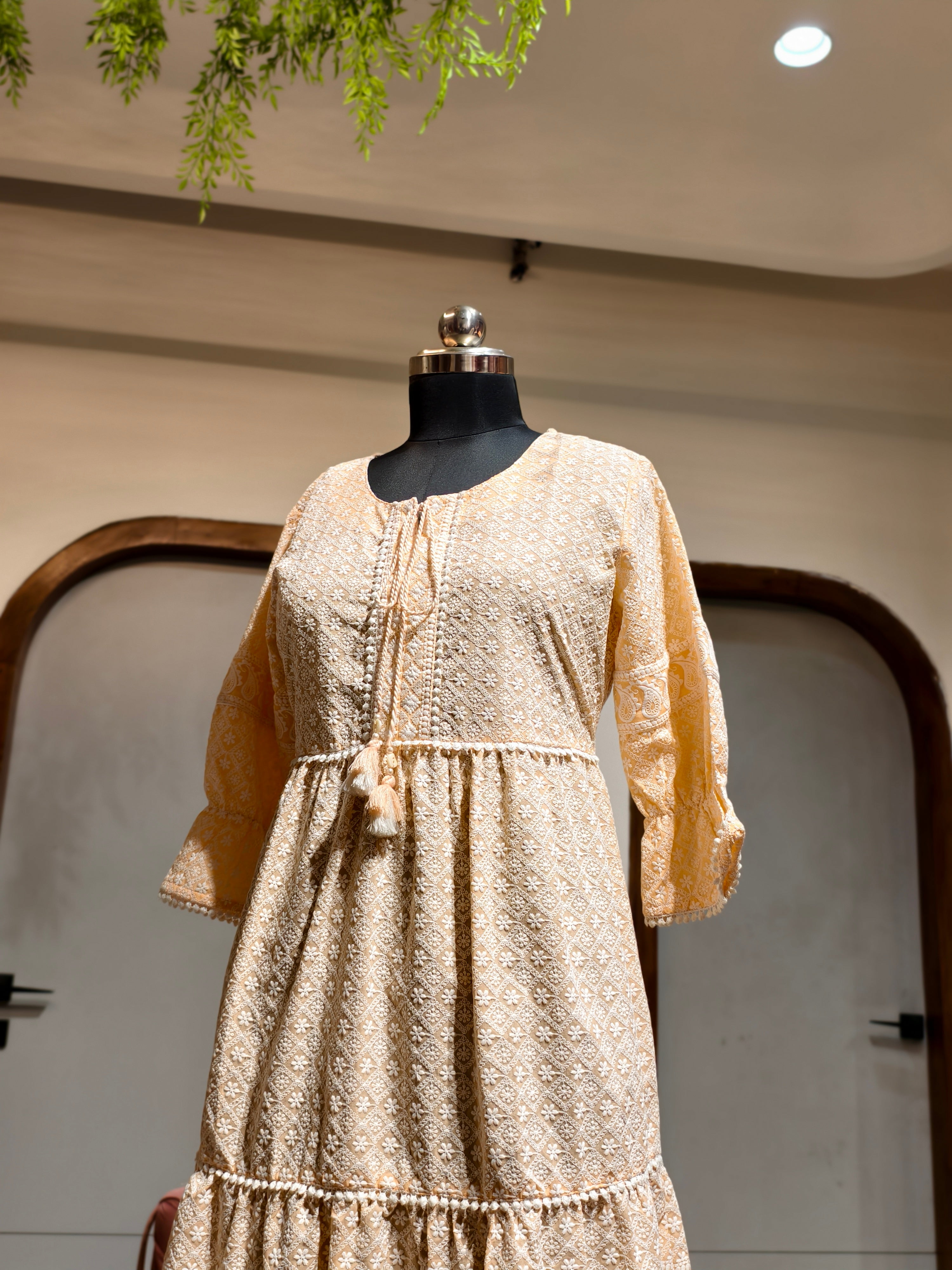 Chikankari Charm Dress