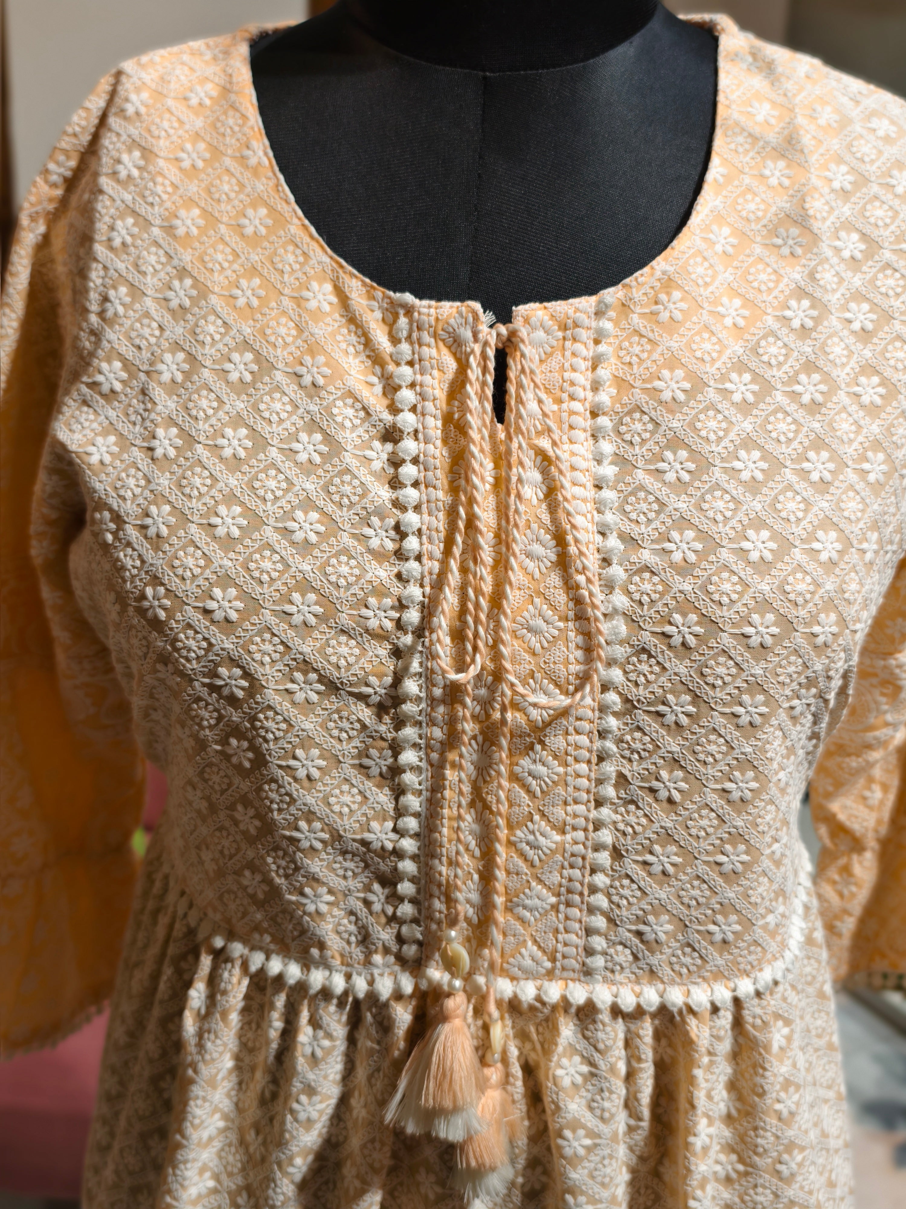 Chikankari Charm Dress