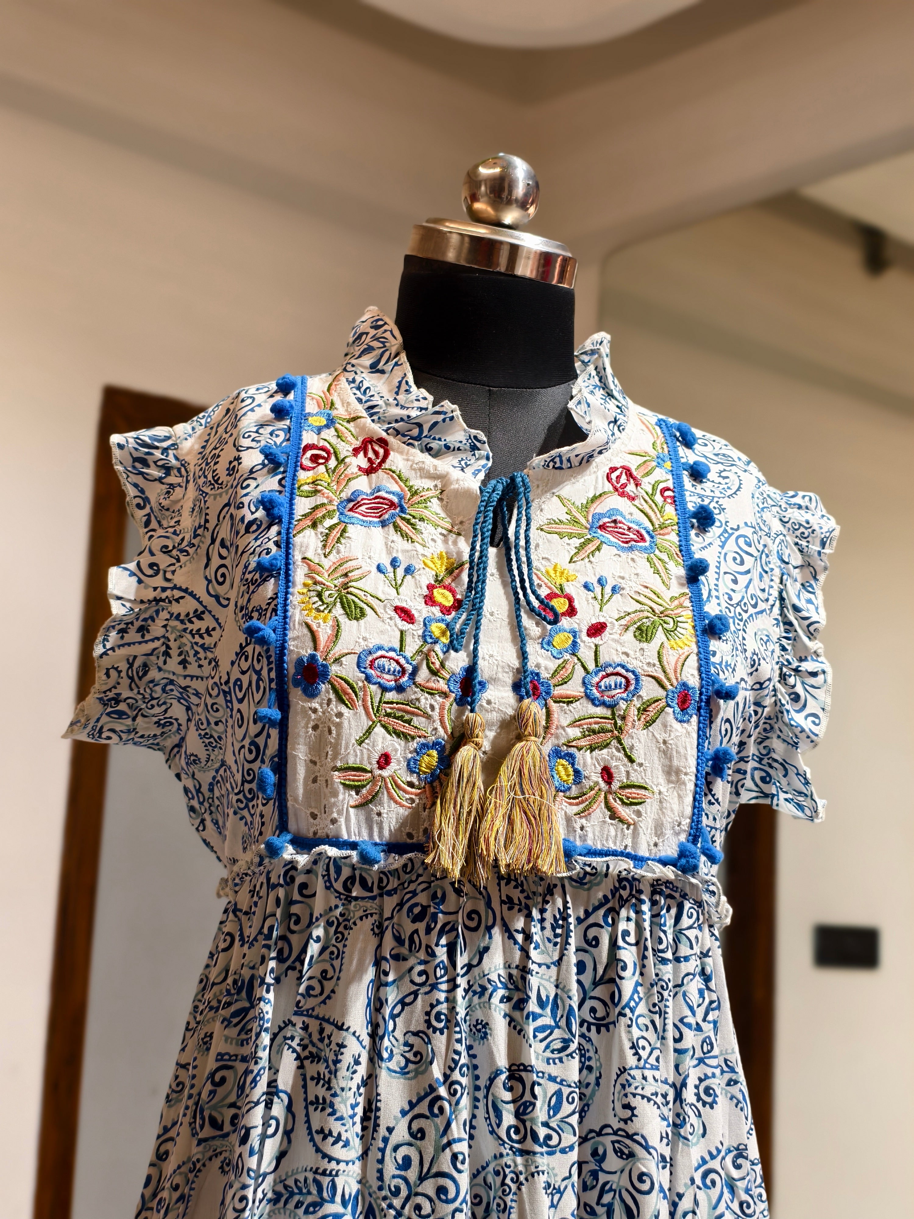 Blue Bloom Dress