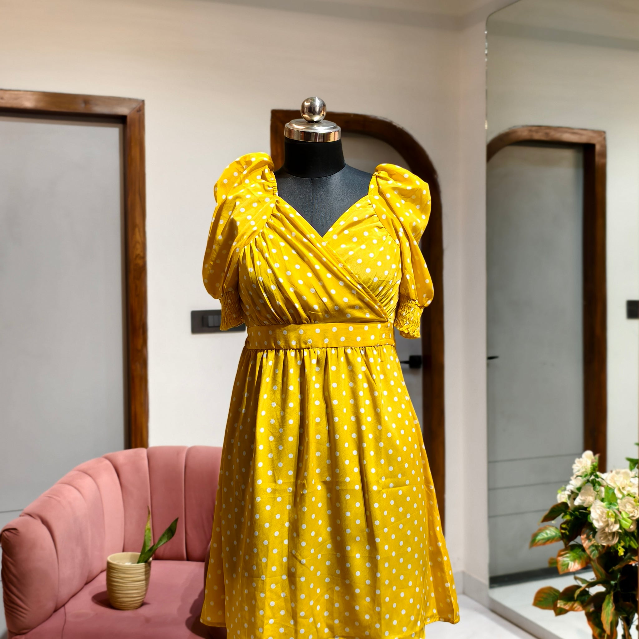 Sunshine Polka Dress