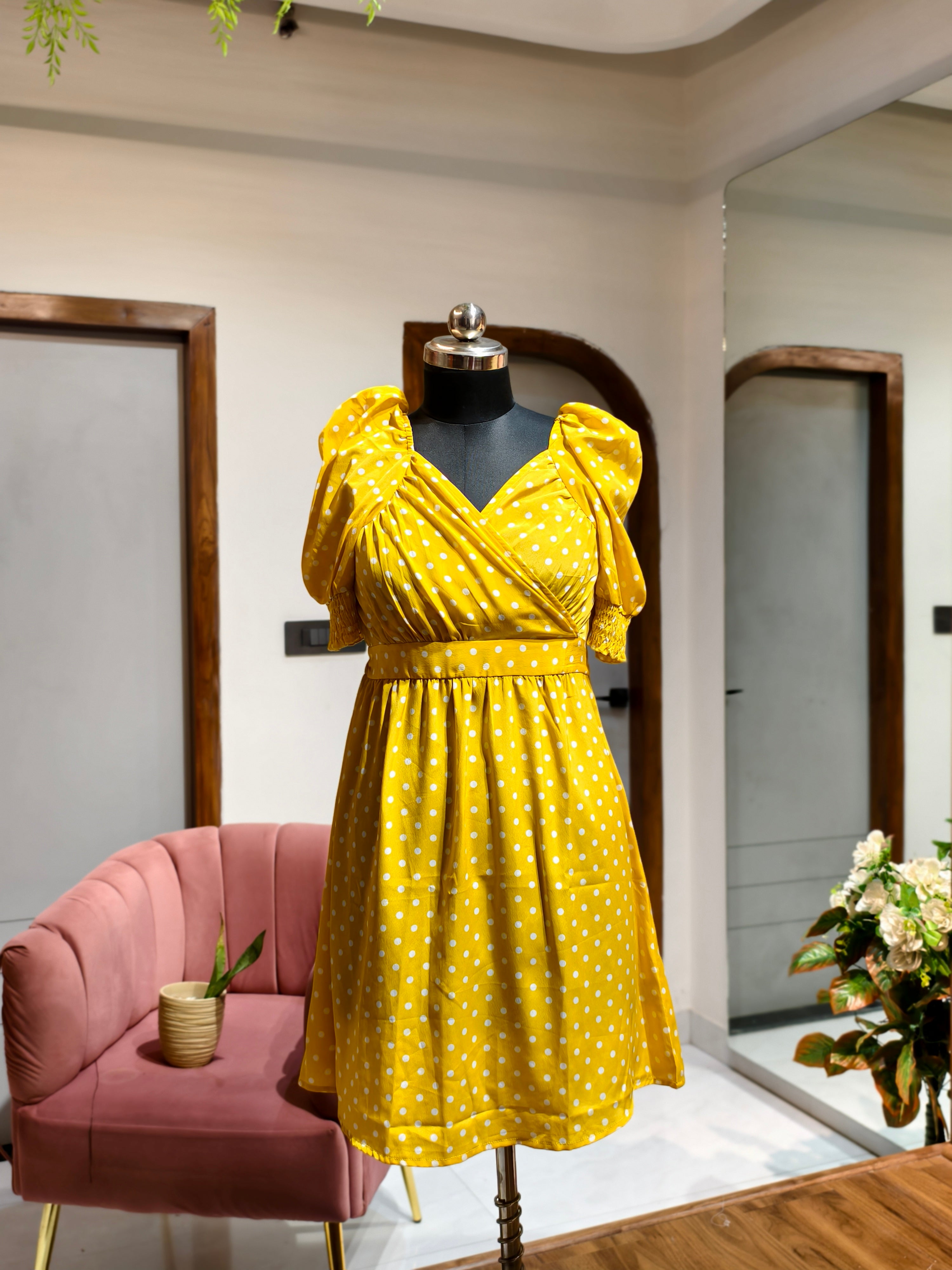 Sunshine Polka Dress