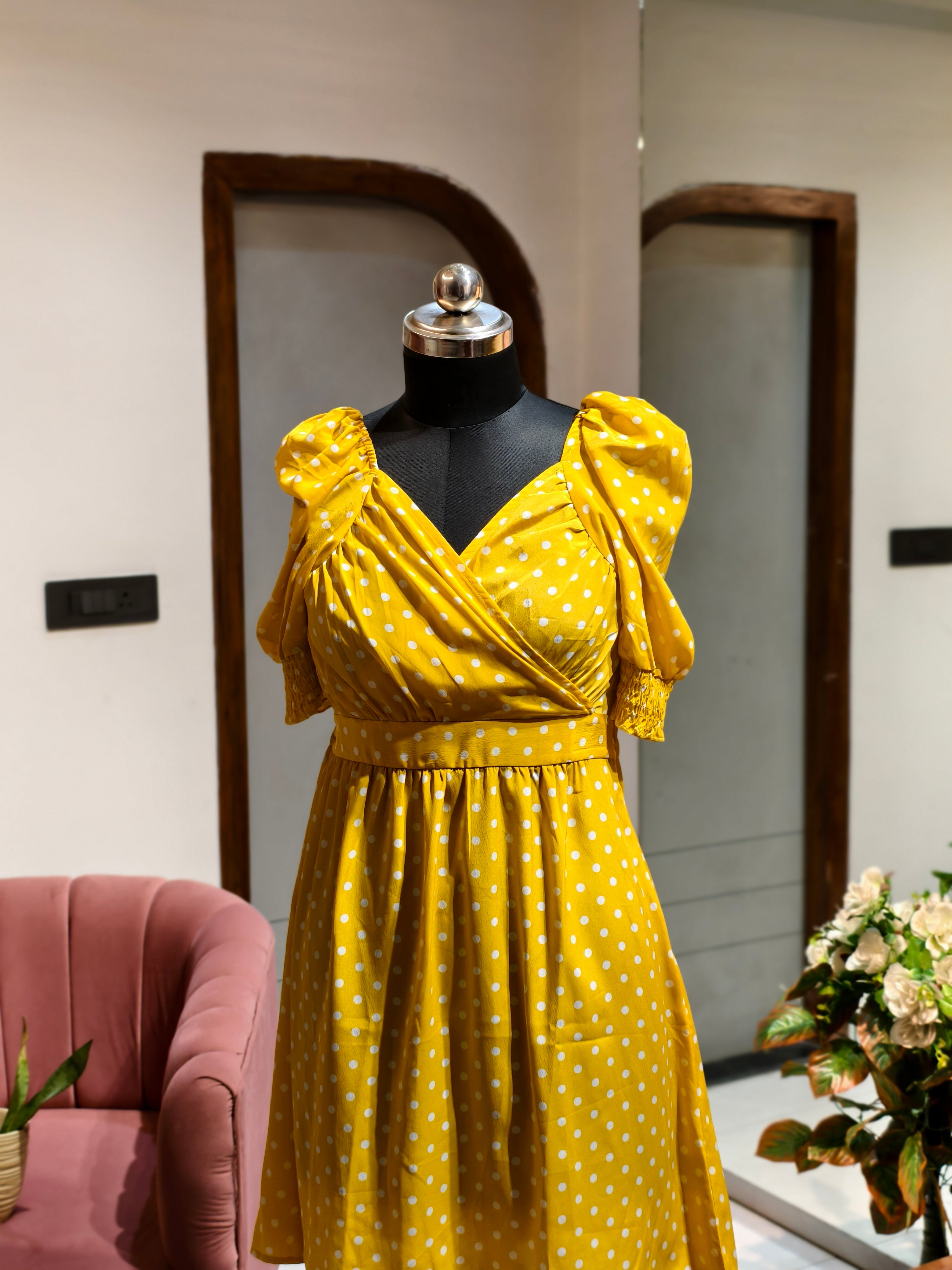 Sunshine Polka Dress