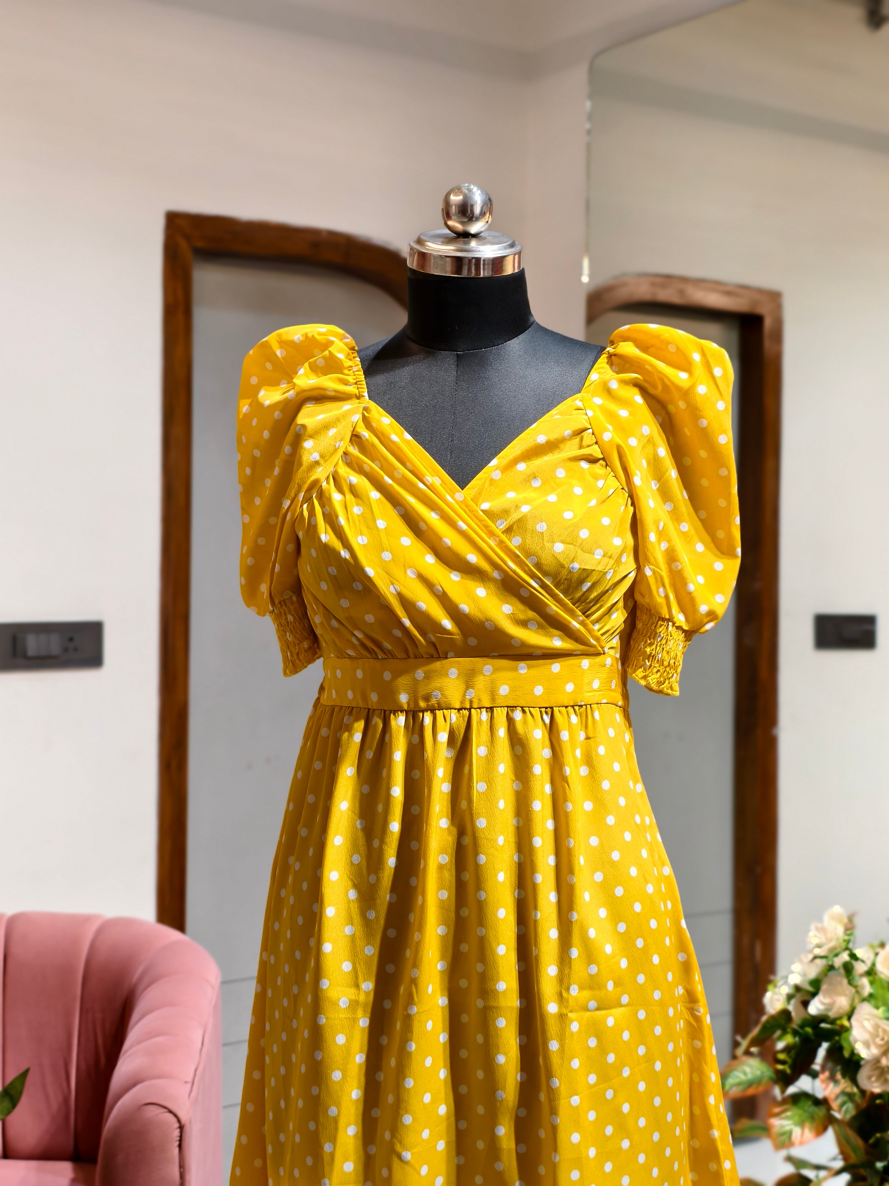 Sunshine Polka Dress