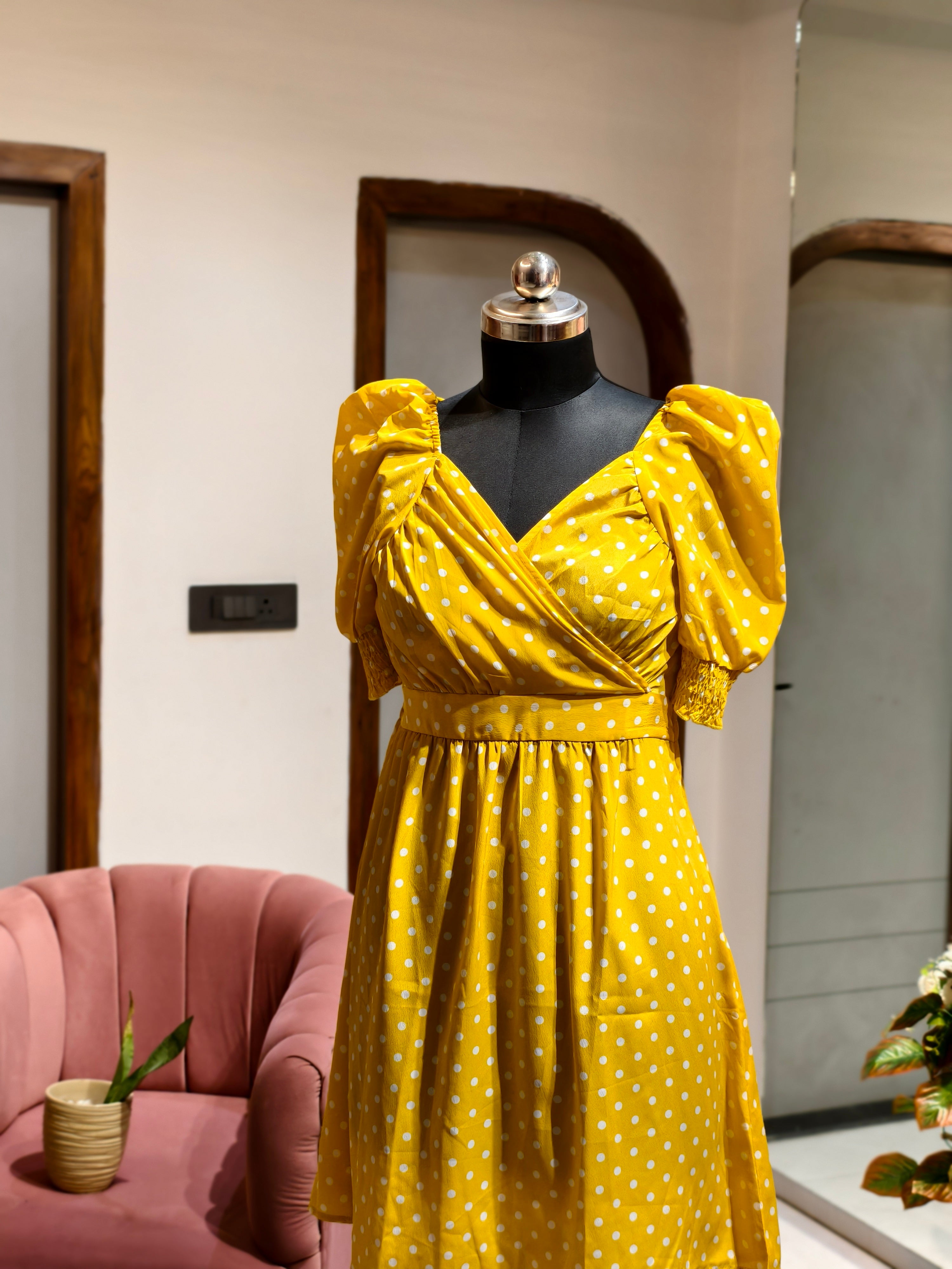 Sunshine Polka Dress