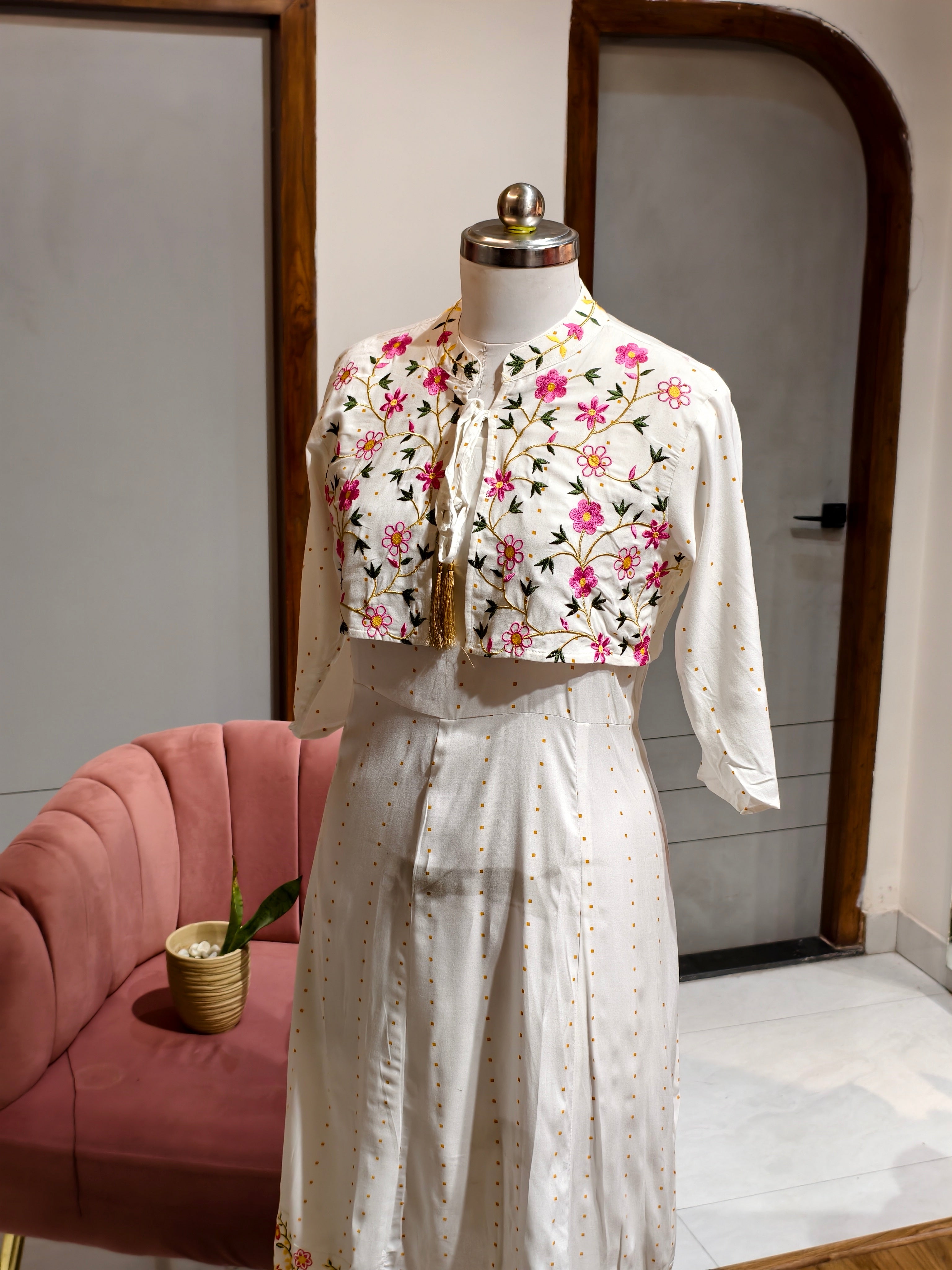 White Cotton Dress