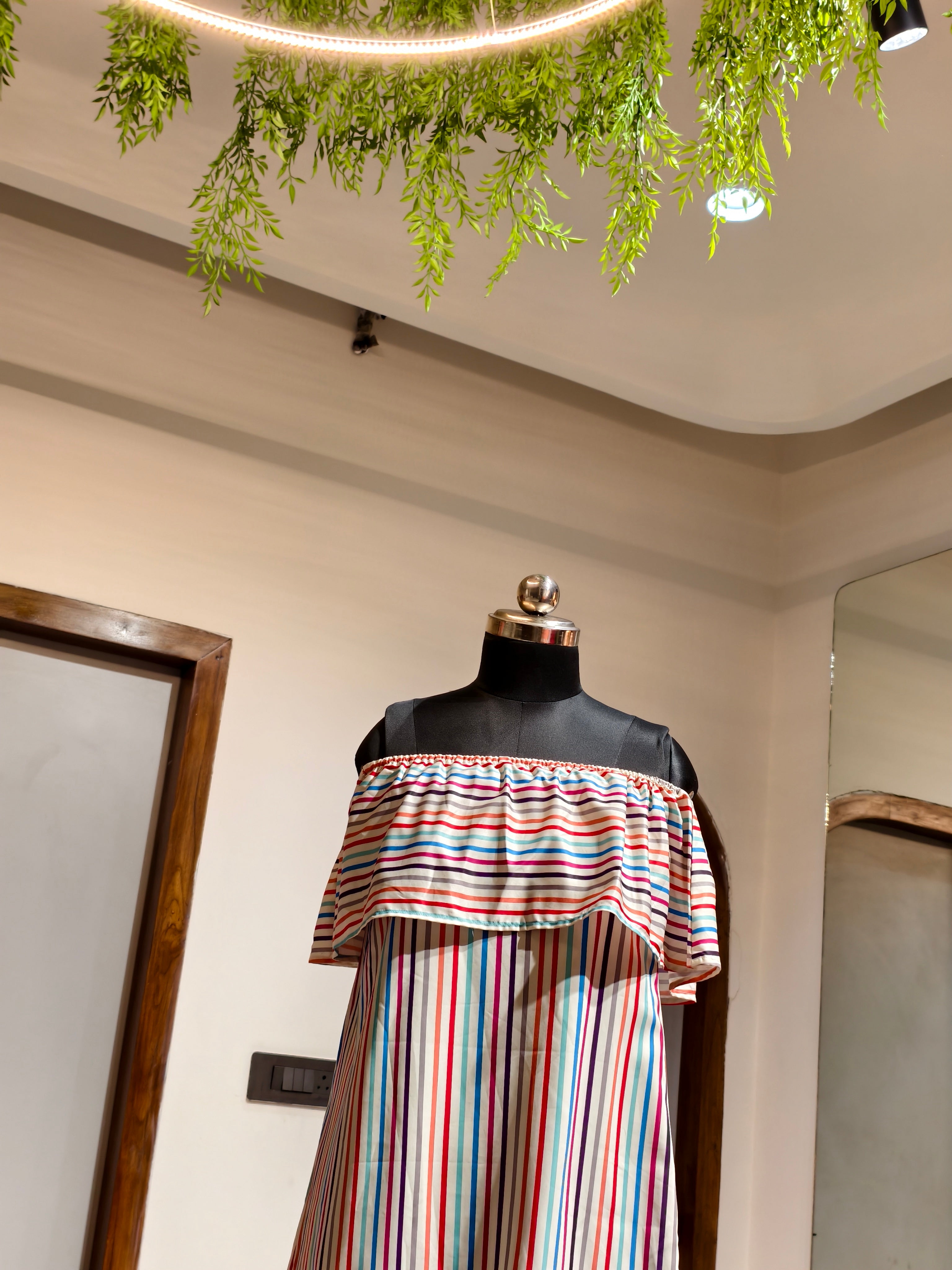 Colorful Stripe Dress