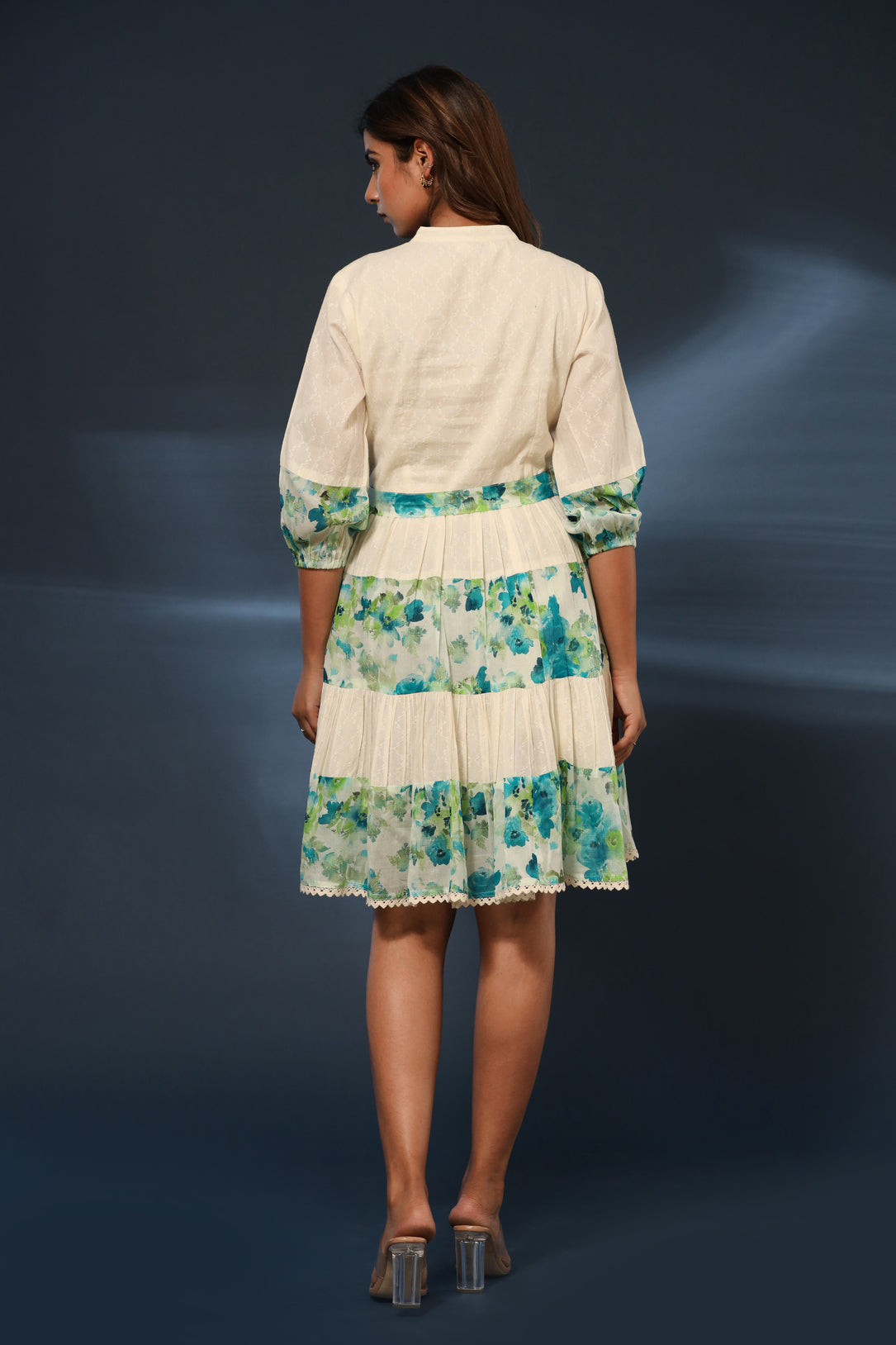 THE GREEN FLOWER DRESS