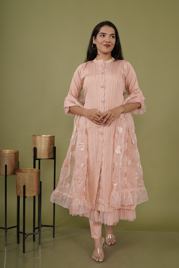 Peach Suit Set