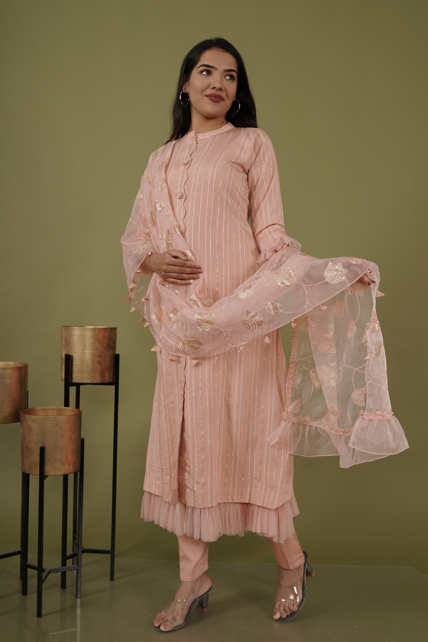 Peach Suit Set