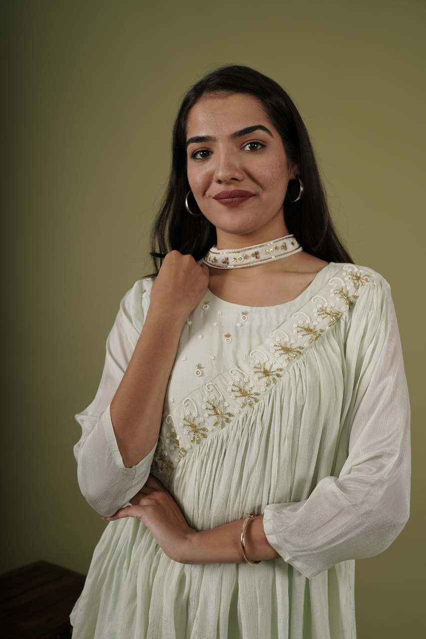 PARIJAT PEARL COORD SET